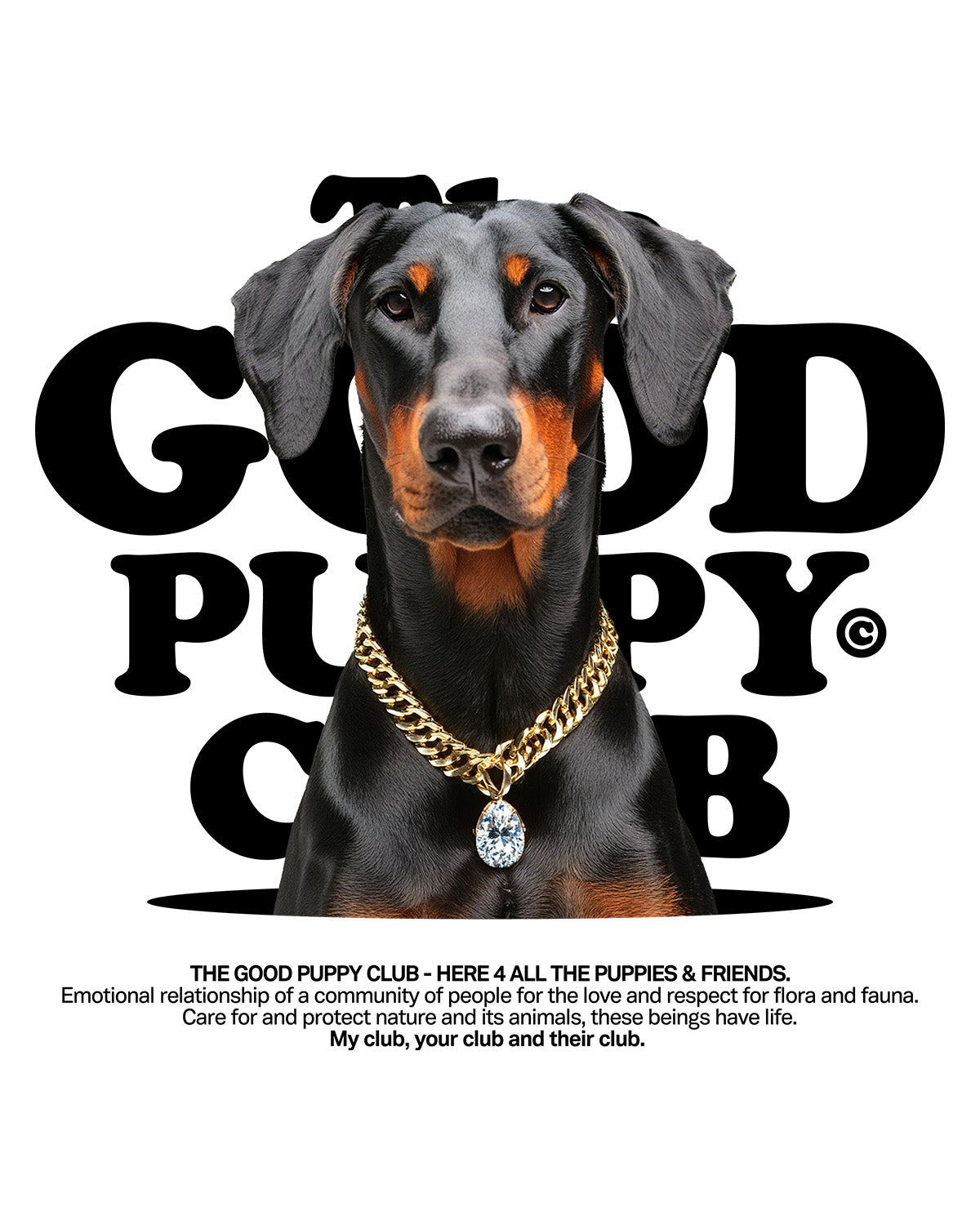 DOBERMAN CAMISETA