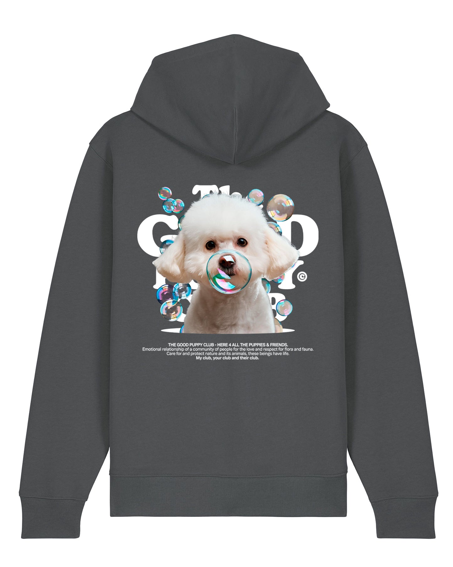 BICHON FRISE ZIP-UP SWEATSHIRT