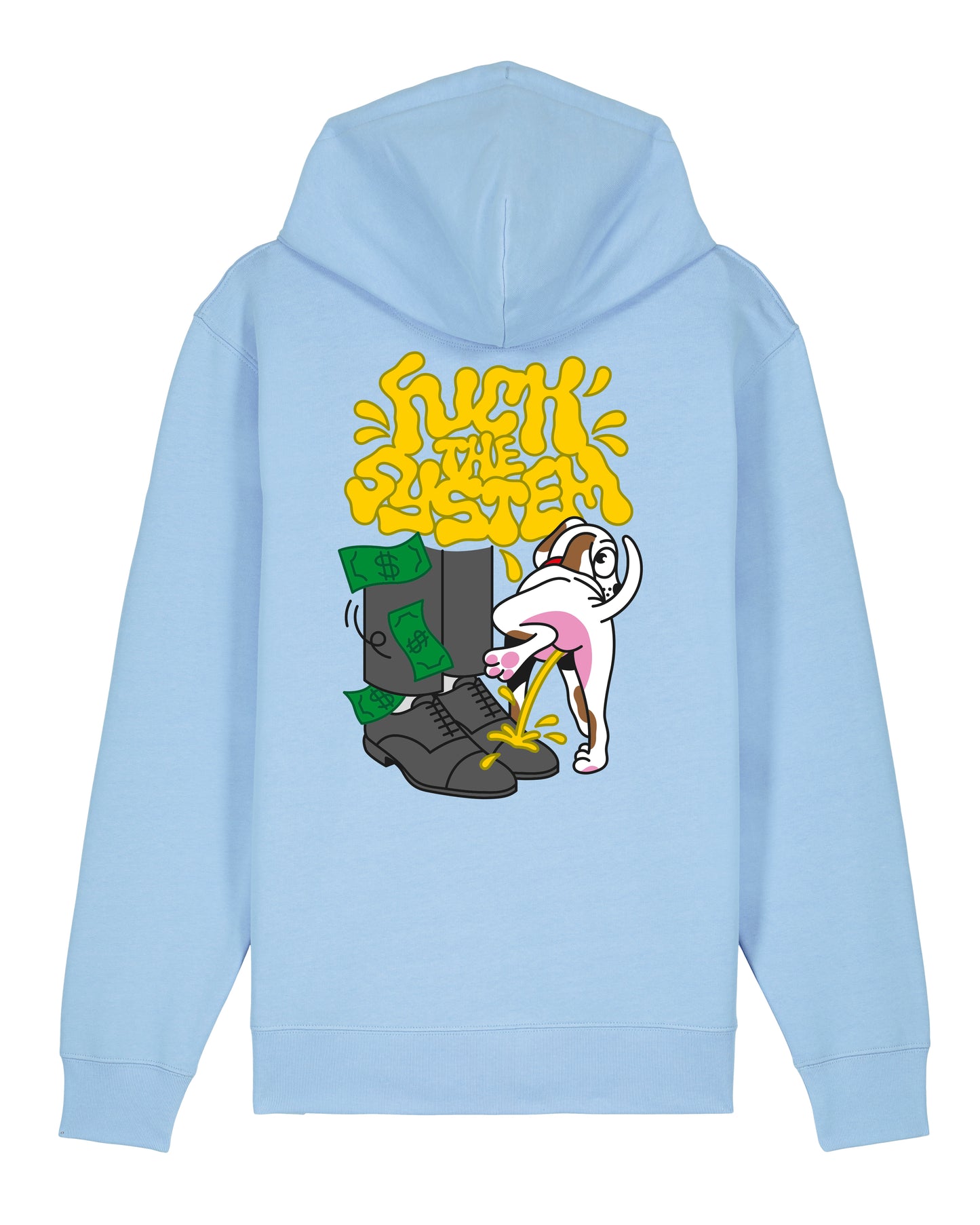 FUCK THE SYSTEM ZIPPER SWEATSHIRT