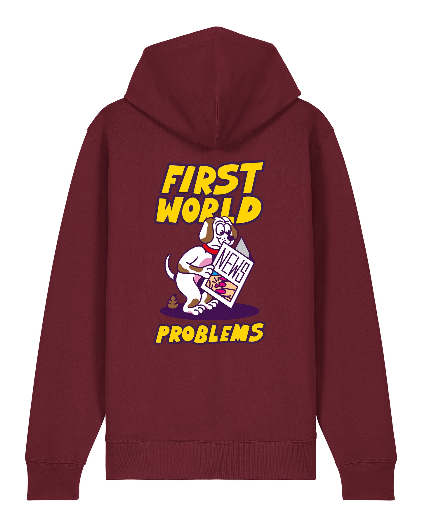 FIRST WORLD PROBLEMS ZIPPER SWEATSHIRT
