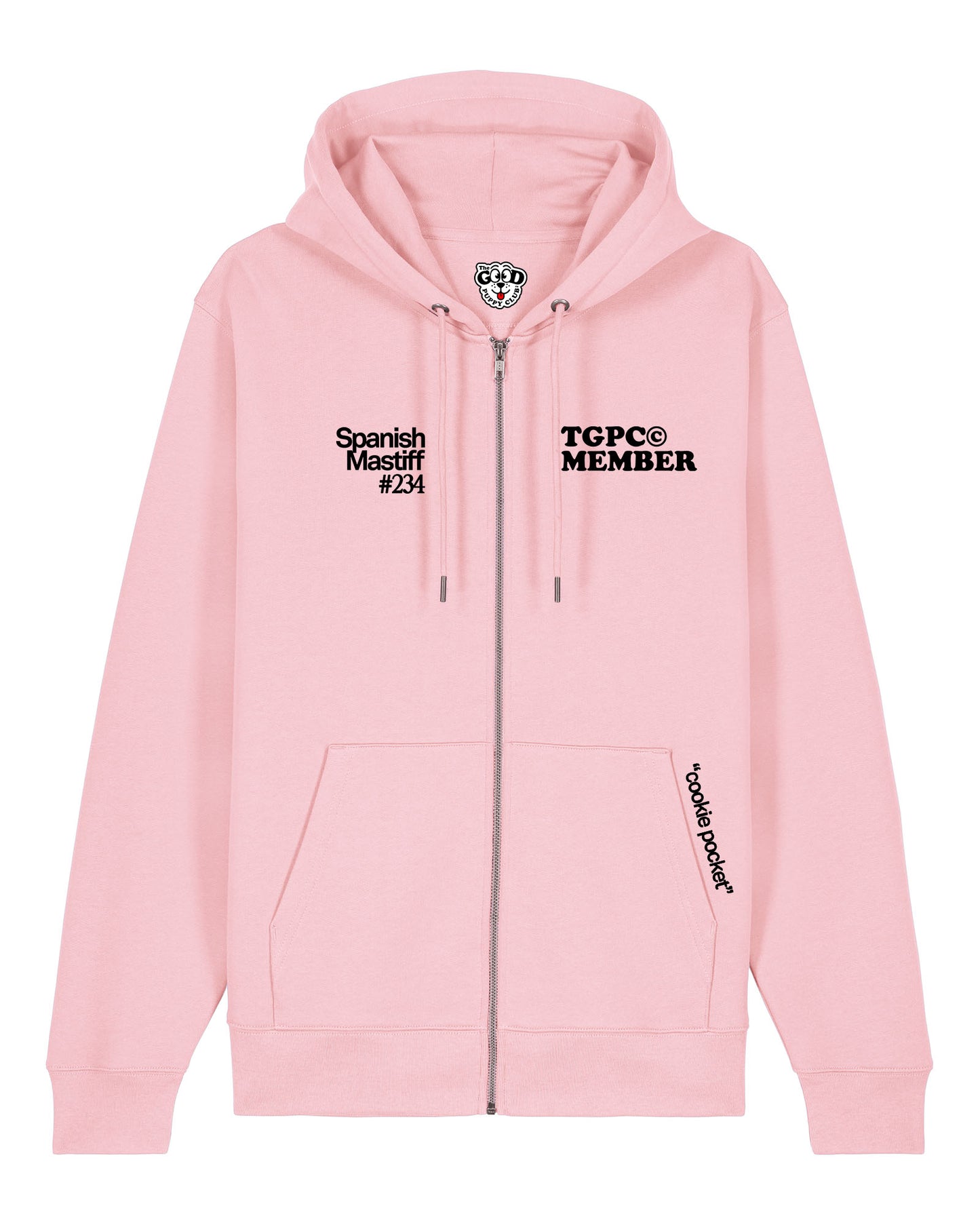 SPANISH MASTIFF ZIP-UP SWEATSHIRT