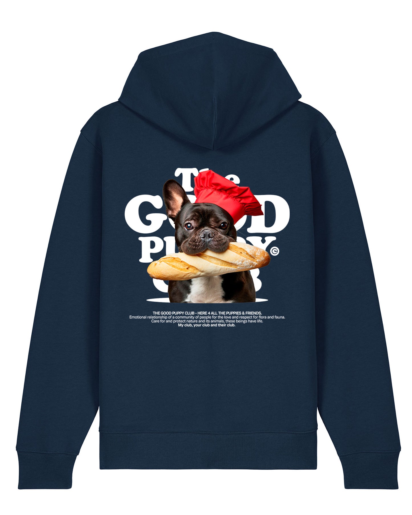 FRENCH BULLDOG ZIP-UP SWEATSHIRT