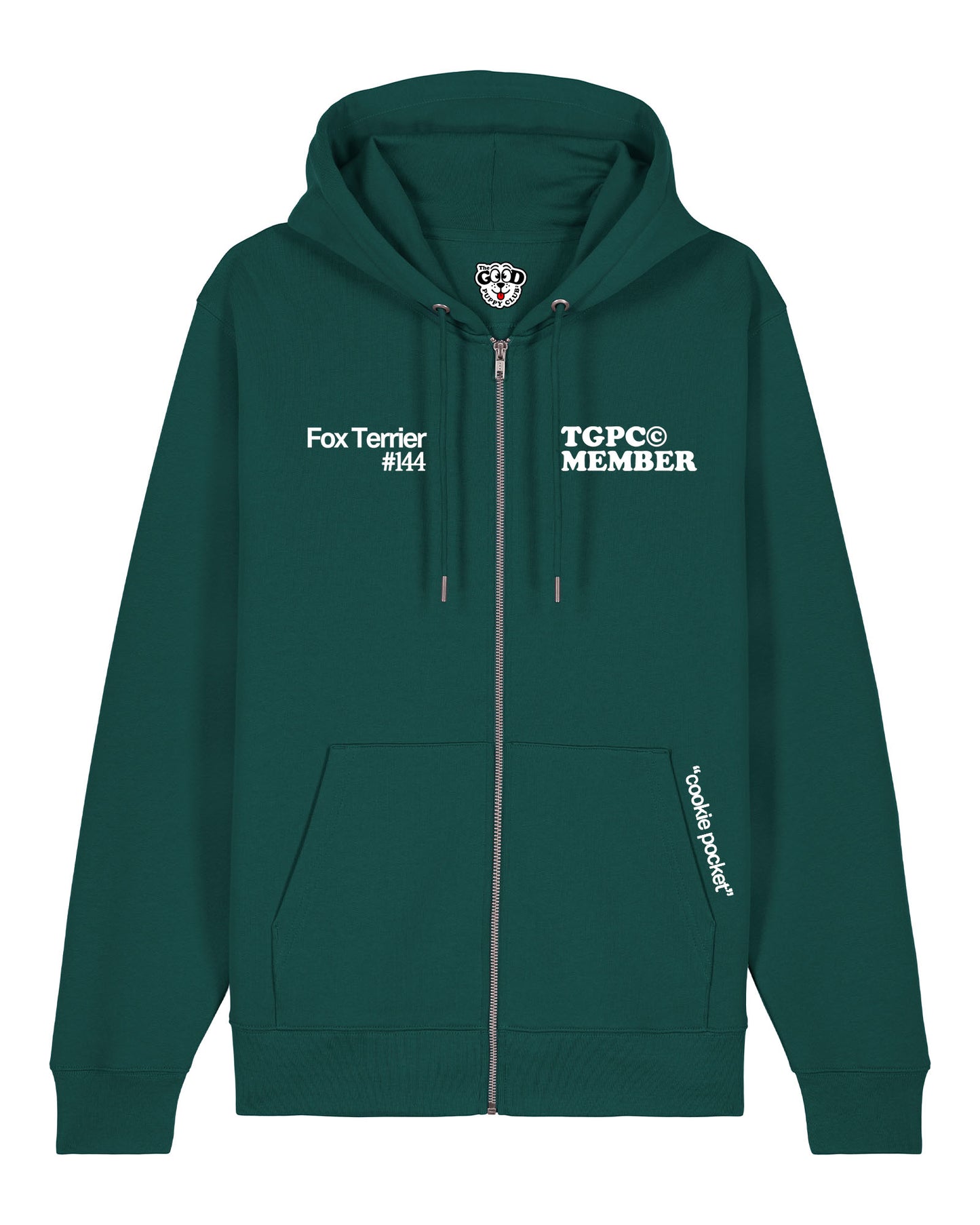 FOX TERRIER ZIP-UP SWEATSHIRT