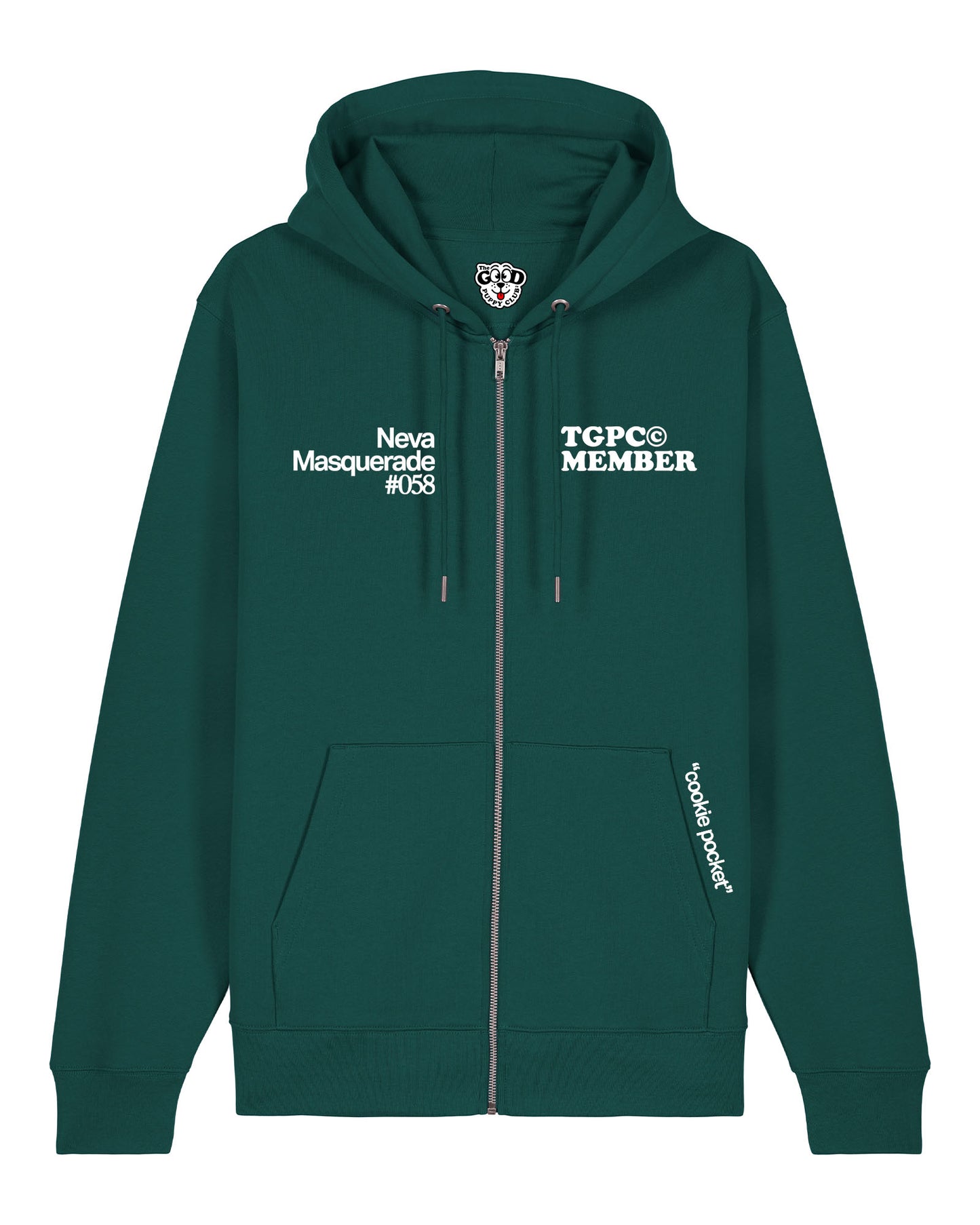 NEVA MASQUERADE ZIP-UP SWEATSHIRT