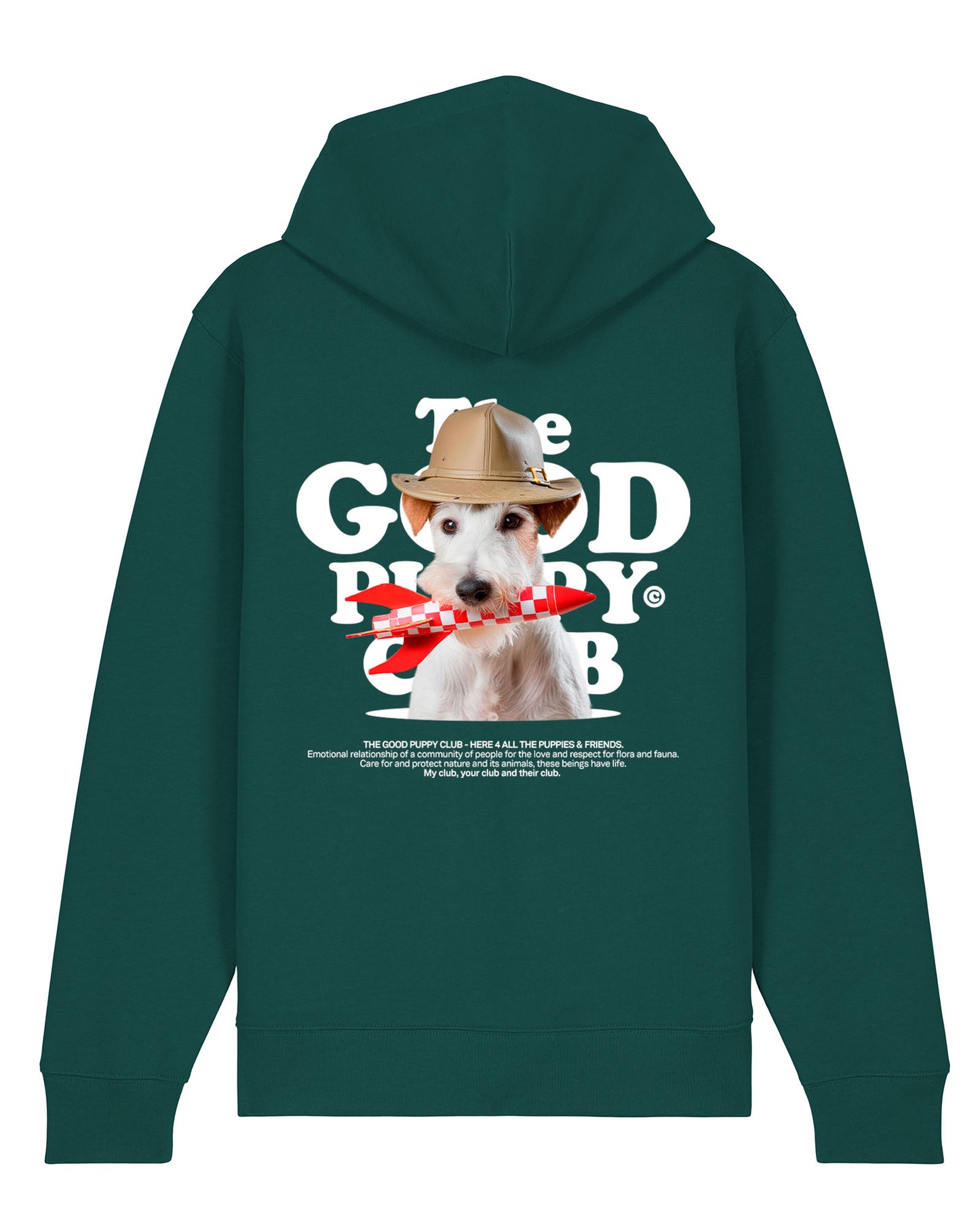 FOX TERRIER ZIP-UP SWEATSHIRT