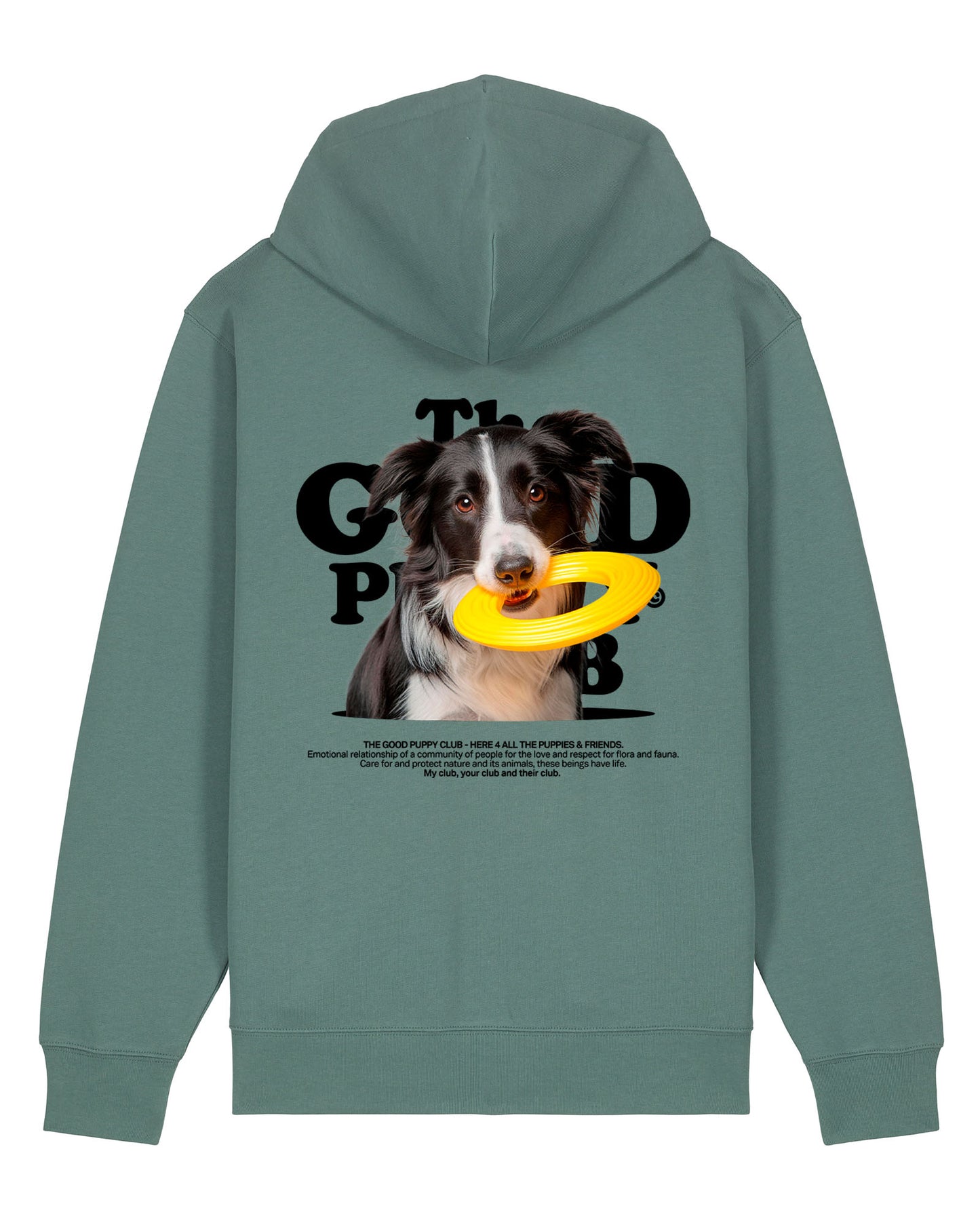 BORDER COLLIE ZIP-UP SWEATSHIRT