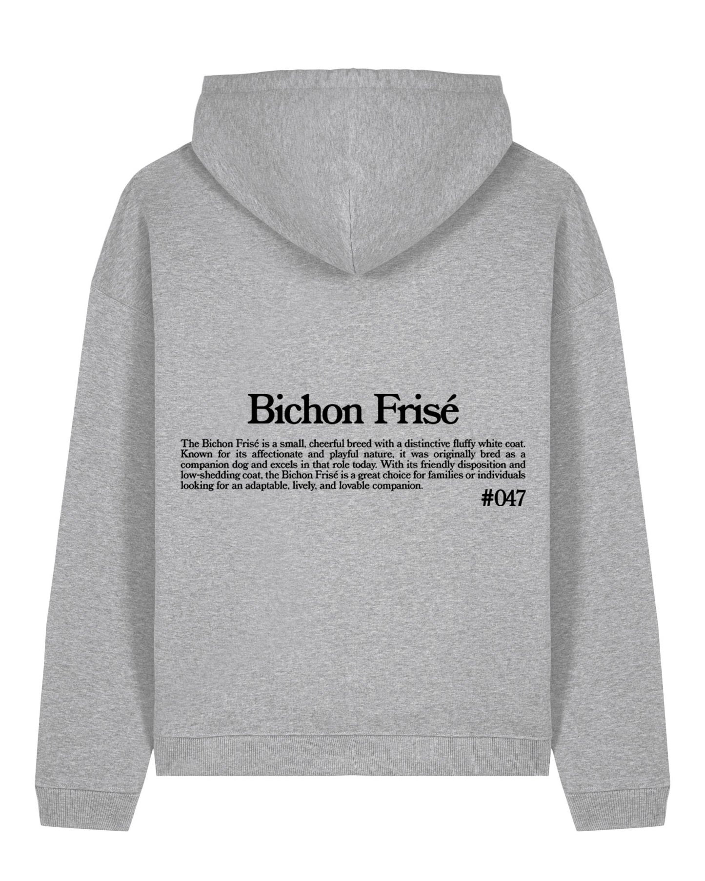 BICHÓN FRISÉ SUDADERA CON CAPUCHA