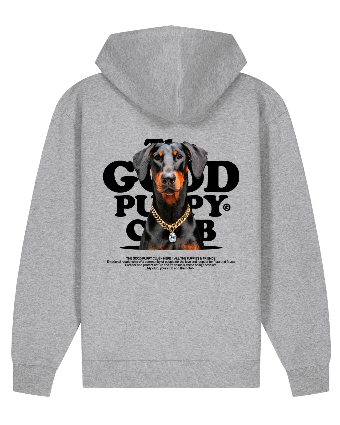 DOBERMAN ZIP-UP SWEATSHIRT