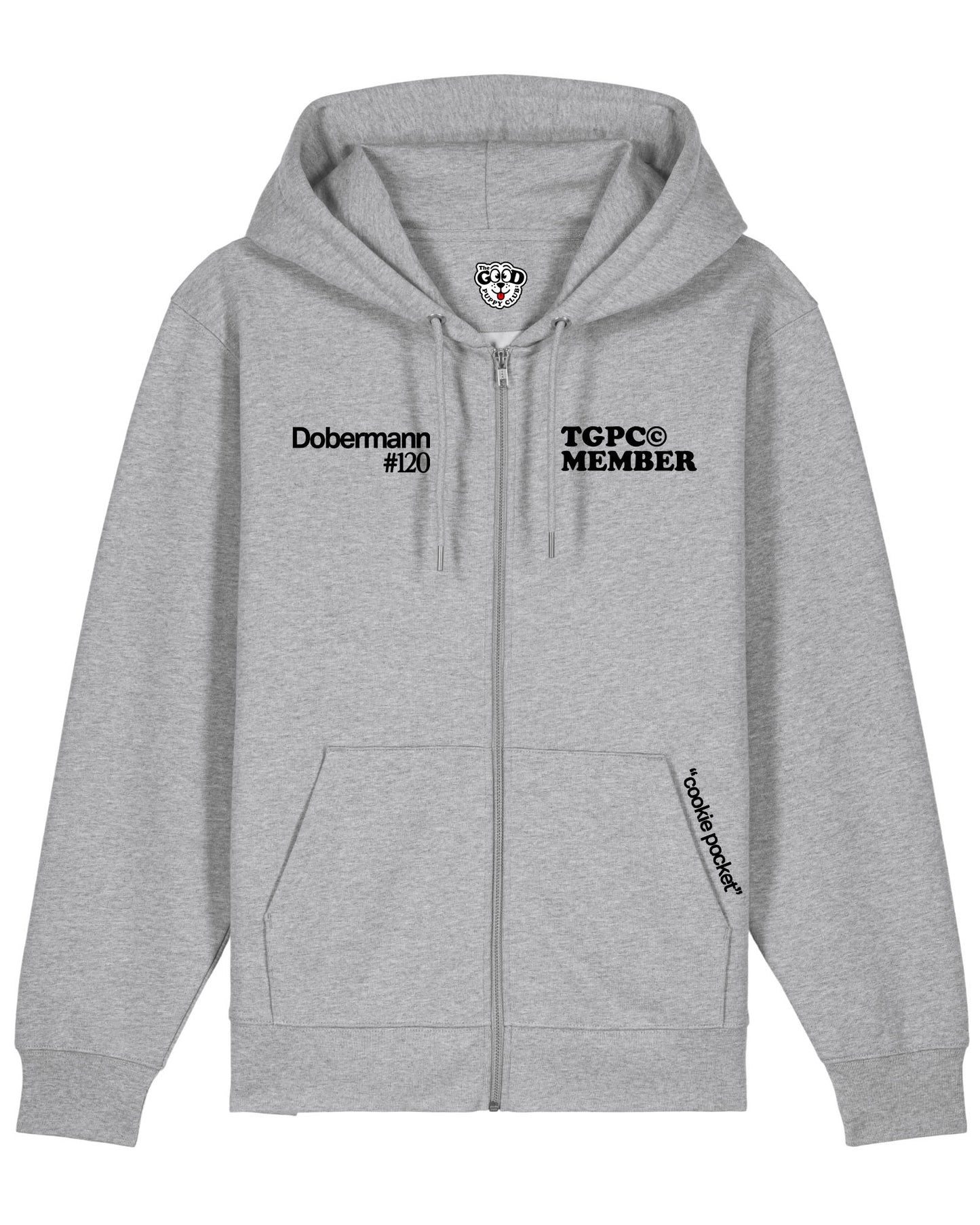 DOBERMAN ZIP-UP SWEATSHIRT