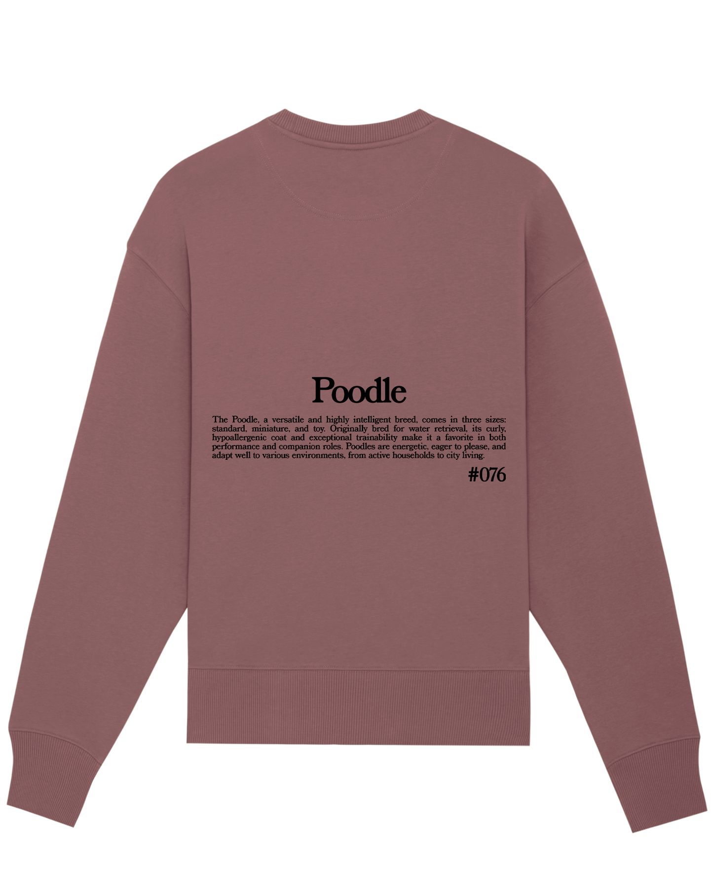 POODLE SWEATSHIRT
