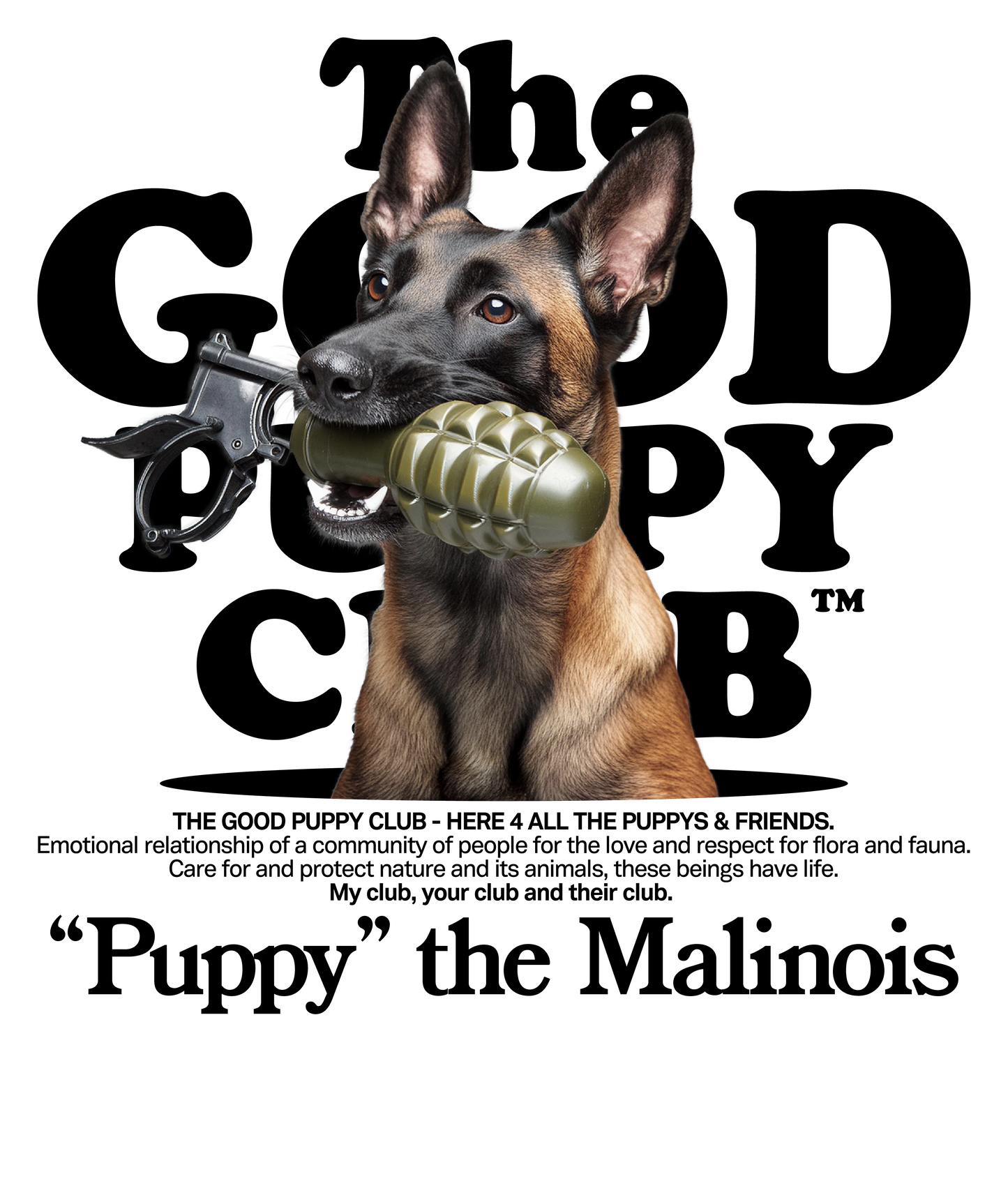 MALINOIS BELGA SUDADERA CON CAPUCHA