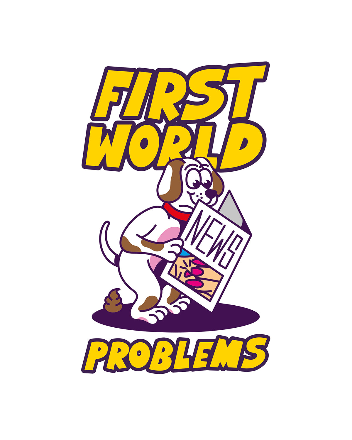 FIRST WORLD PROBLEMS ZIPPER SWEATSHIRT