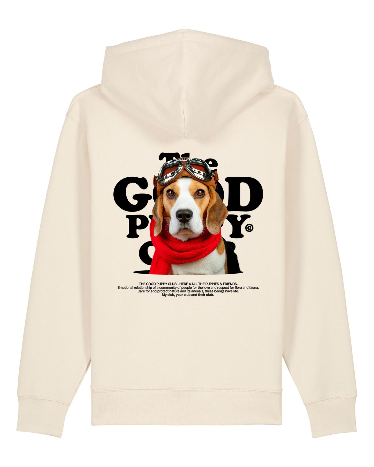BEAGLE ZIP-UP SWEATSHIRT