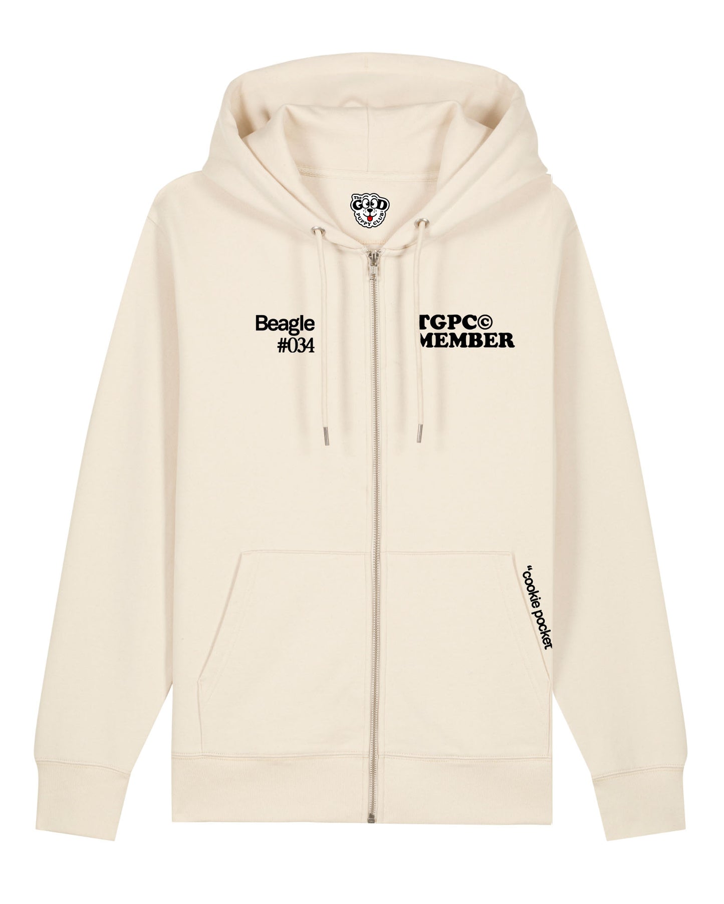 BEAGLE ZIP-UP SWEATSHIRT