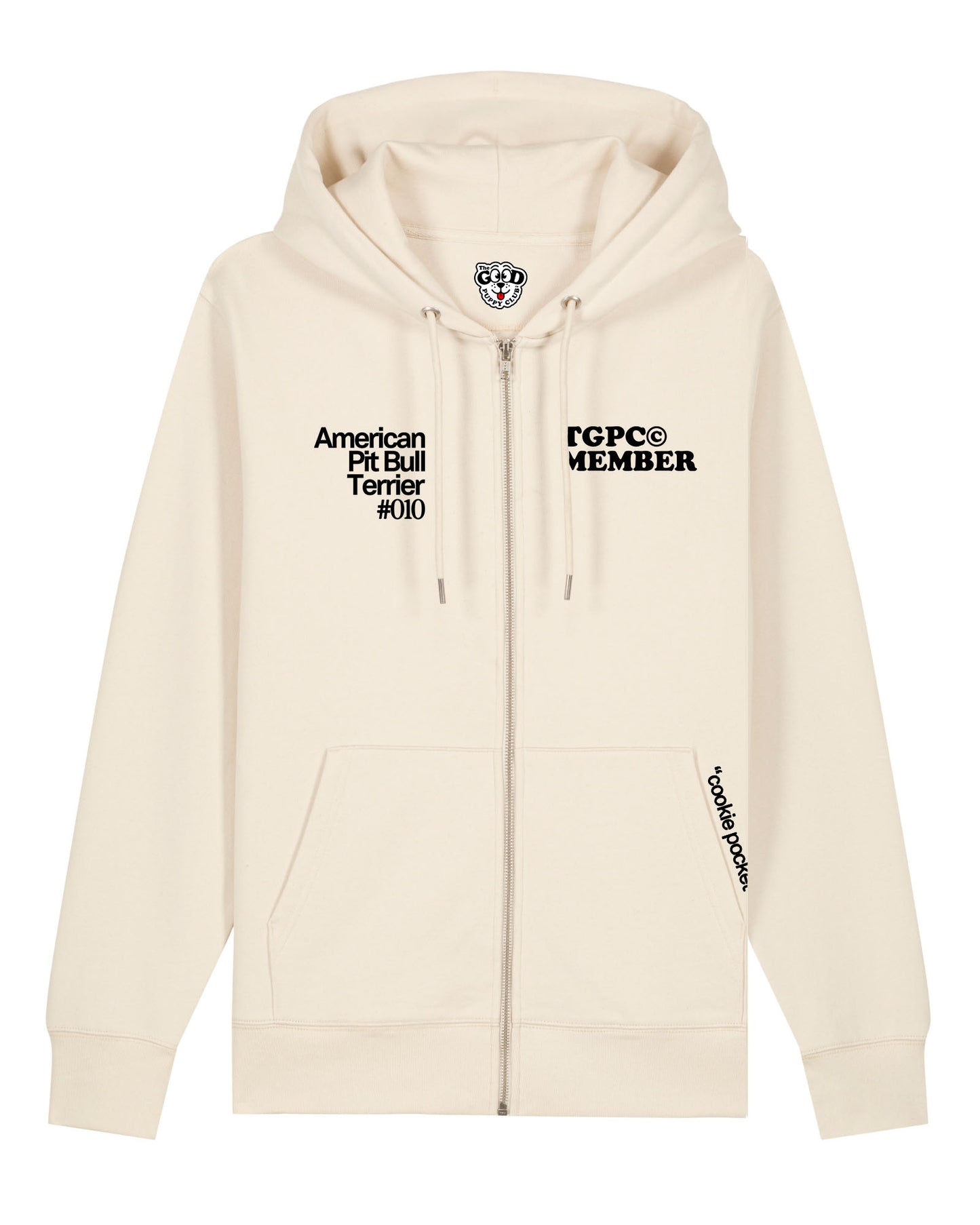 AMERICAN PITBULL ZIP-UP SWEATSHIRT