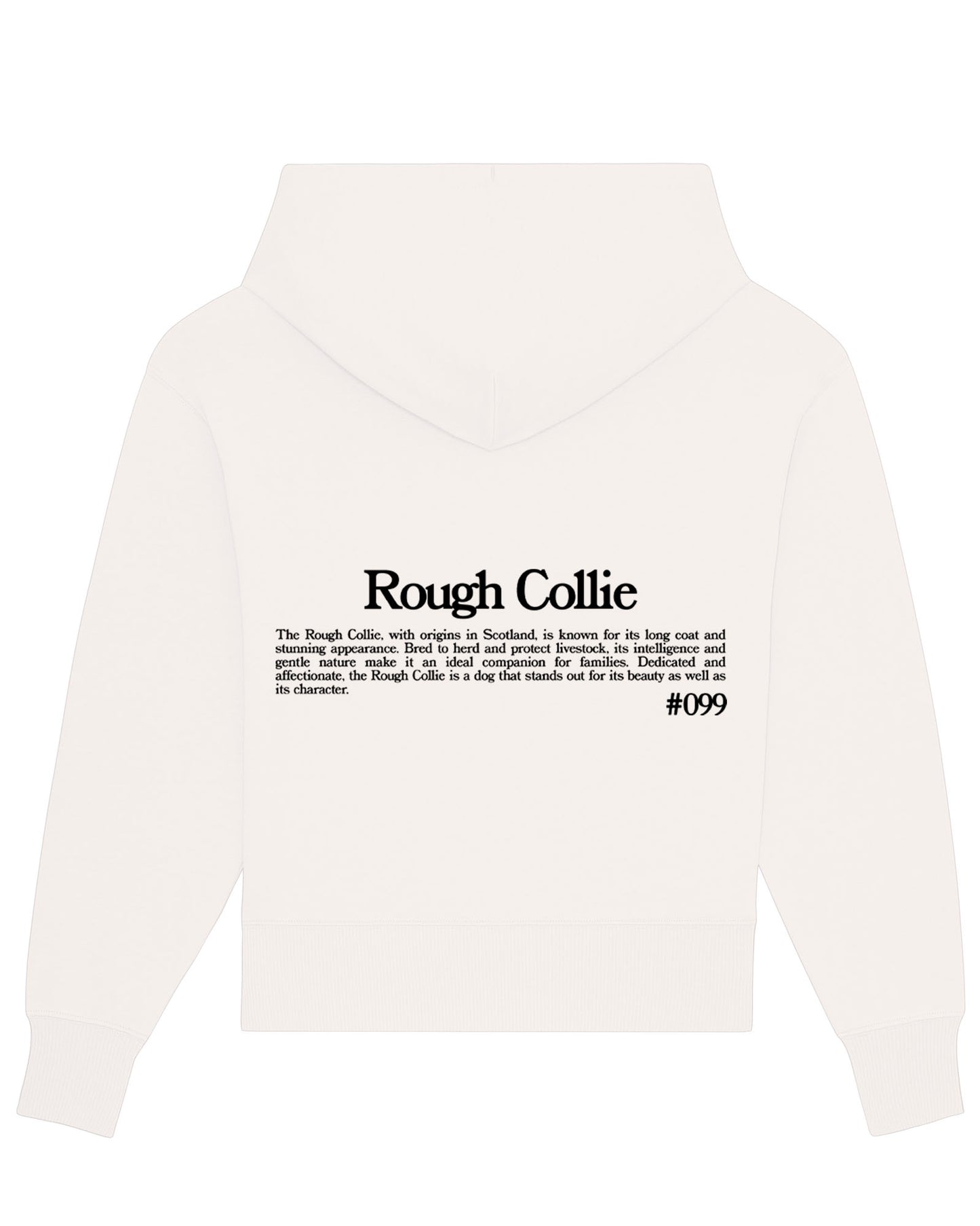 COLLIE DE PELO LARGO SUDADERA CON CAPUCHA