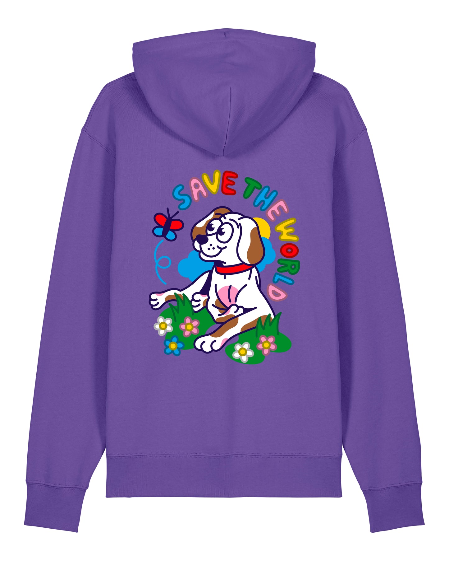 SAVE THE WORLD SUDADERA CON CAPUCHA