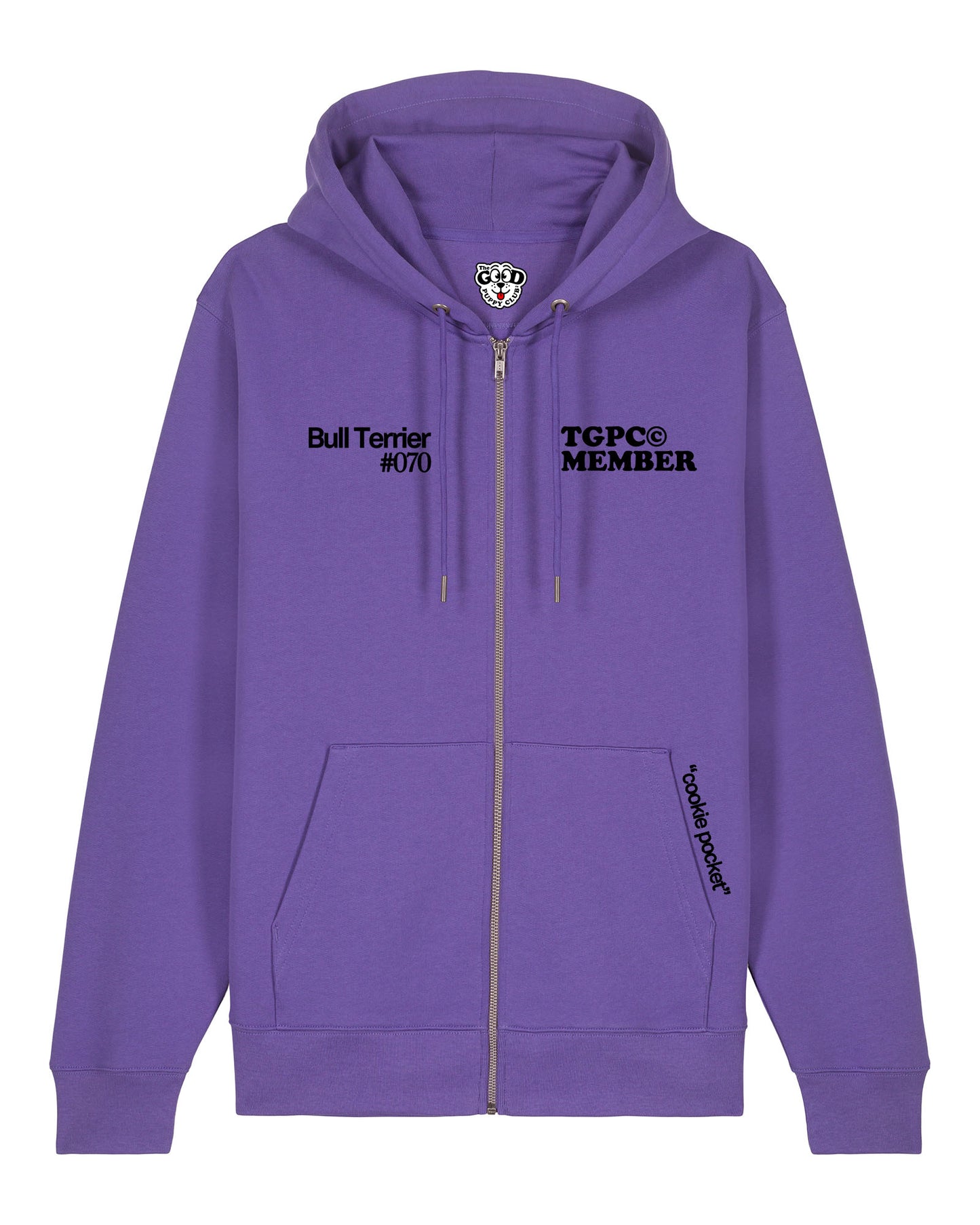 BULL TERRIER ZIP-UP SWEATSHIRT