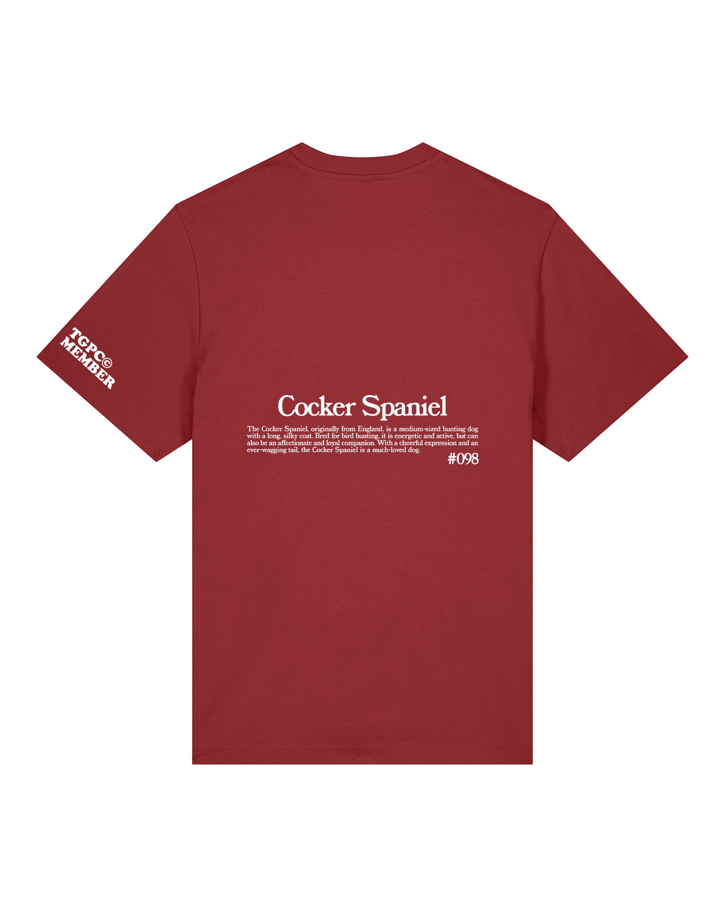 COCKER SPANIEL LOOSE FIT T-SHIRT WITH BUSTS