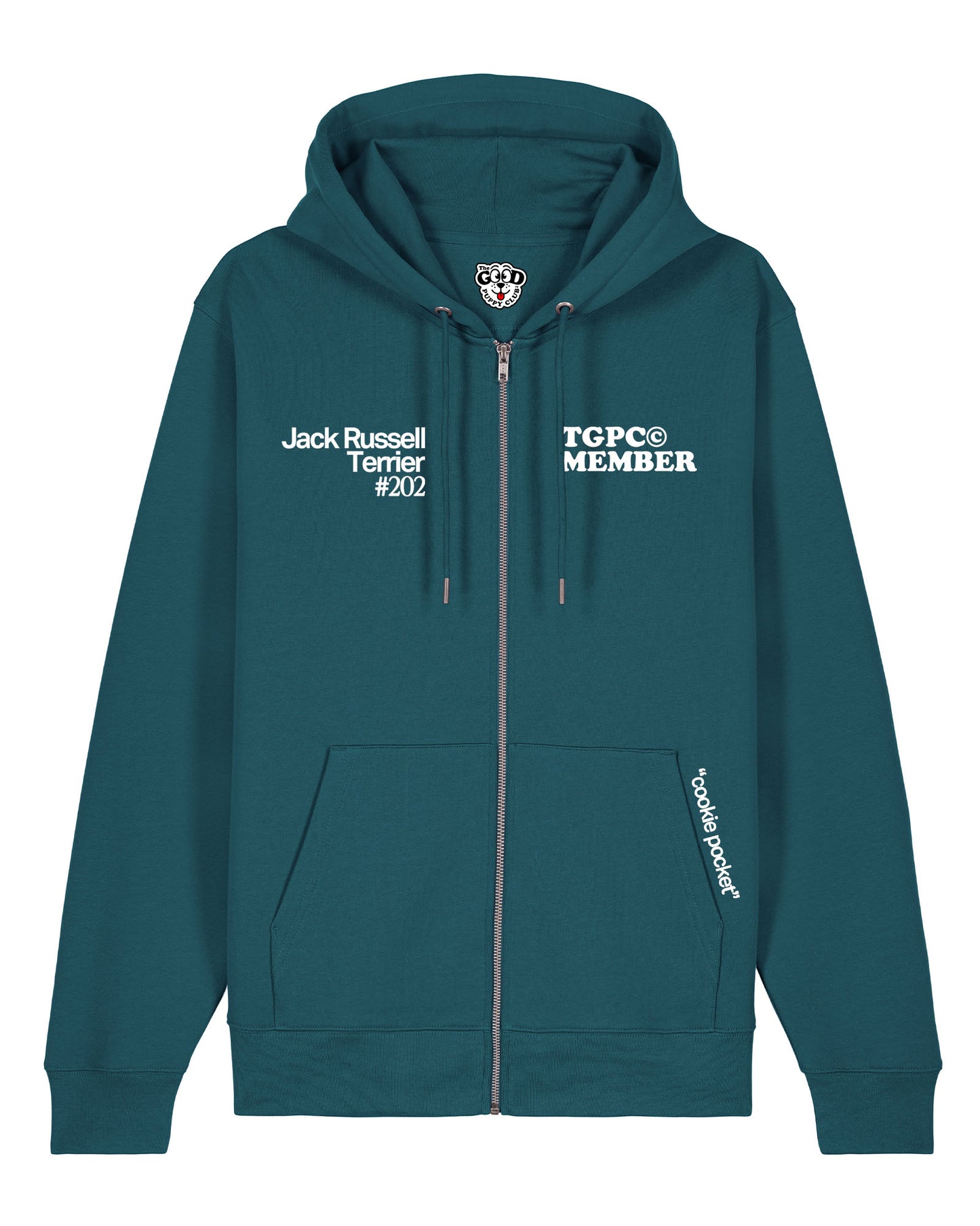 JACK RUSSELL ZIP-UP SWEATSHIRT