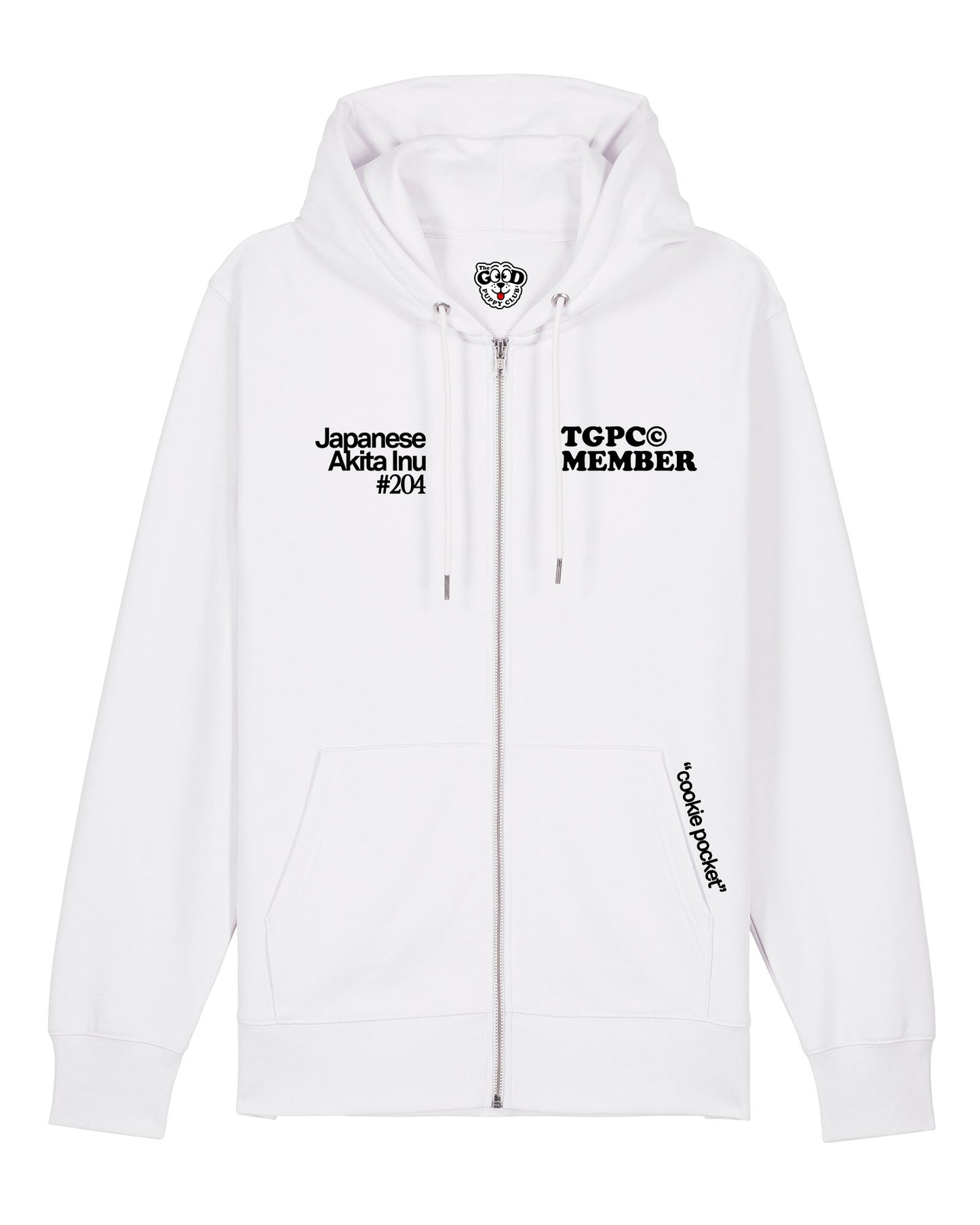 JAPANESE AKITA ZIP-UP SWEATSHIRT