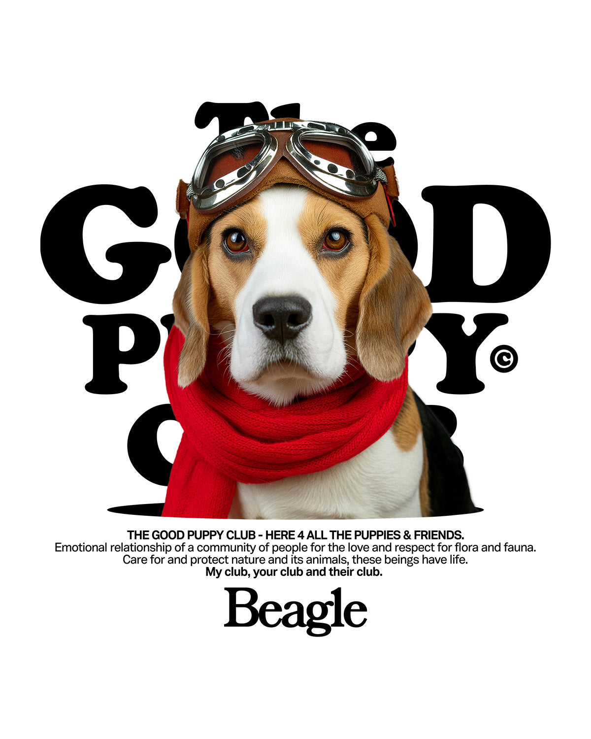 BEAGLE SUDADERA CON CAPUCHA