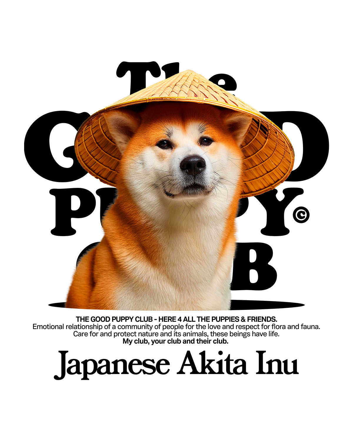 AKITA JAPONÉS SUDADERA CON CAPUCHA