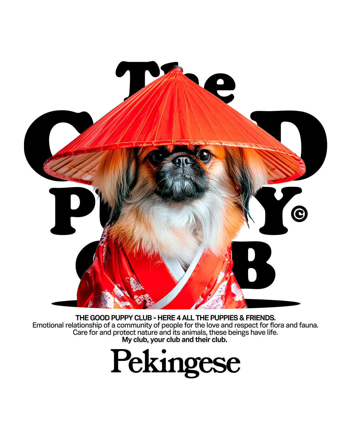 PEKINÉS SUDADERA CON CAPUCHA