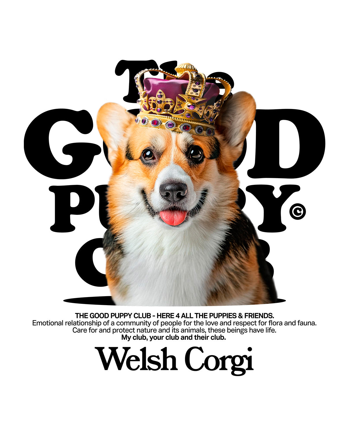 WELSH CORGI SUDADERA CON CAPUCHA