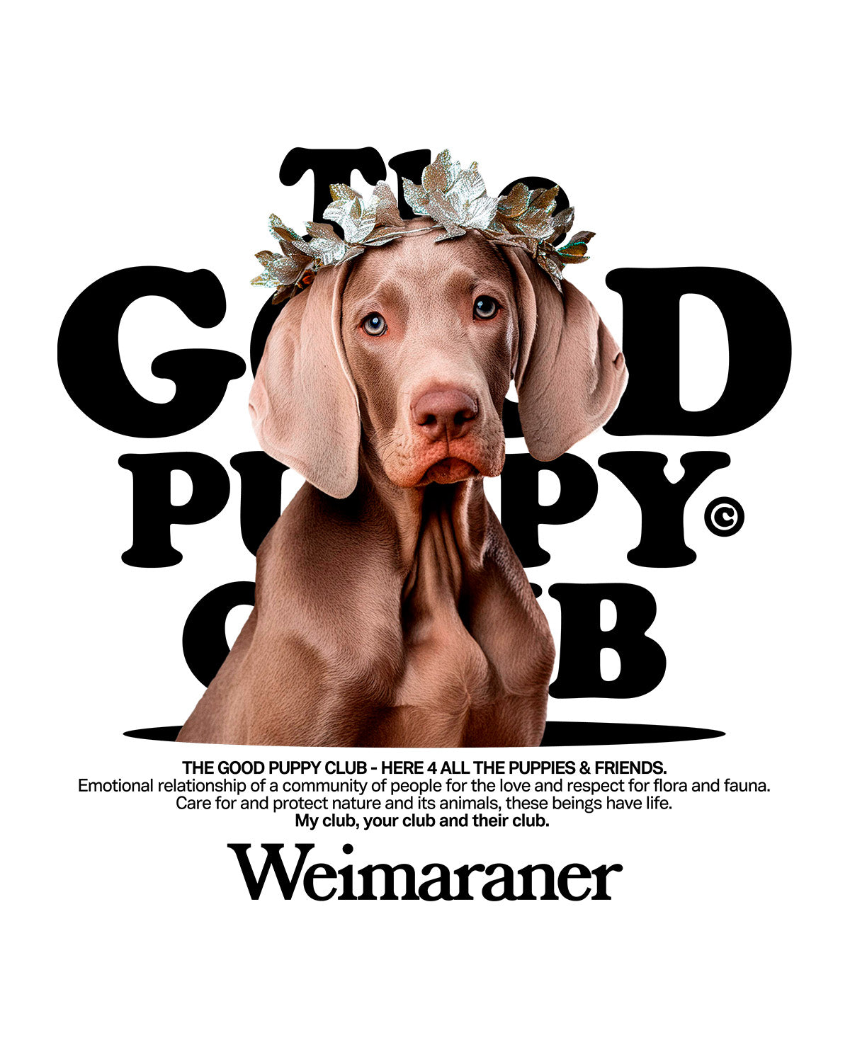 WEIMARANER SUDADERA CON CAPUCHA