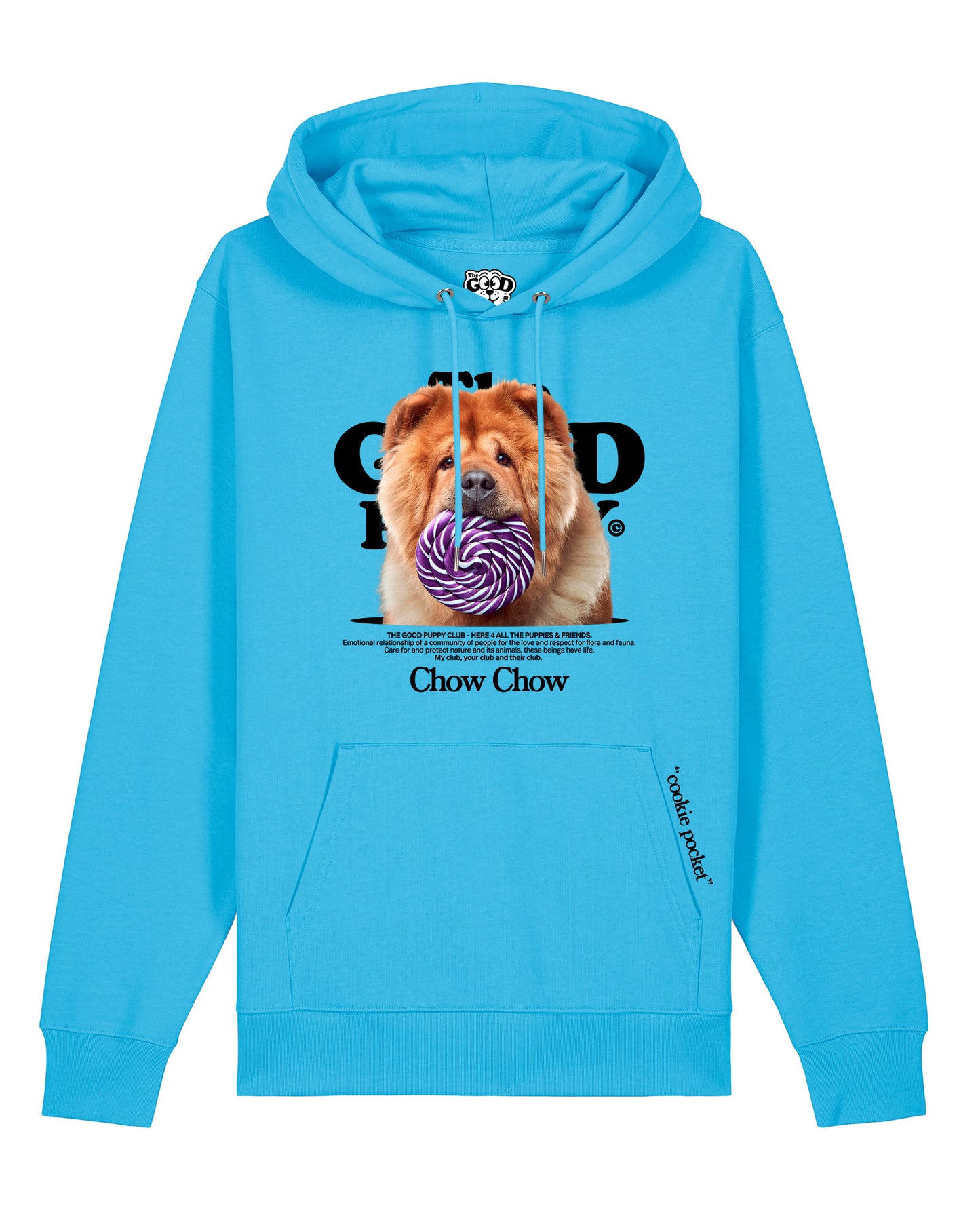 CHOW CHOW SUDADERA CON CAPUCHA