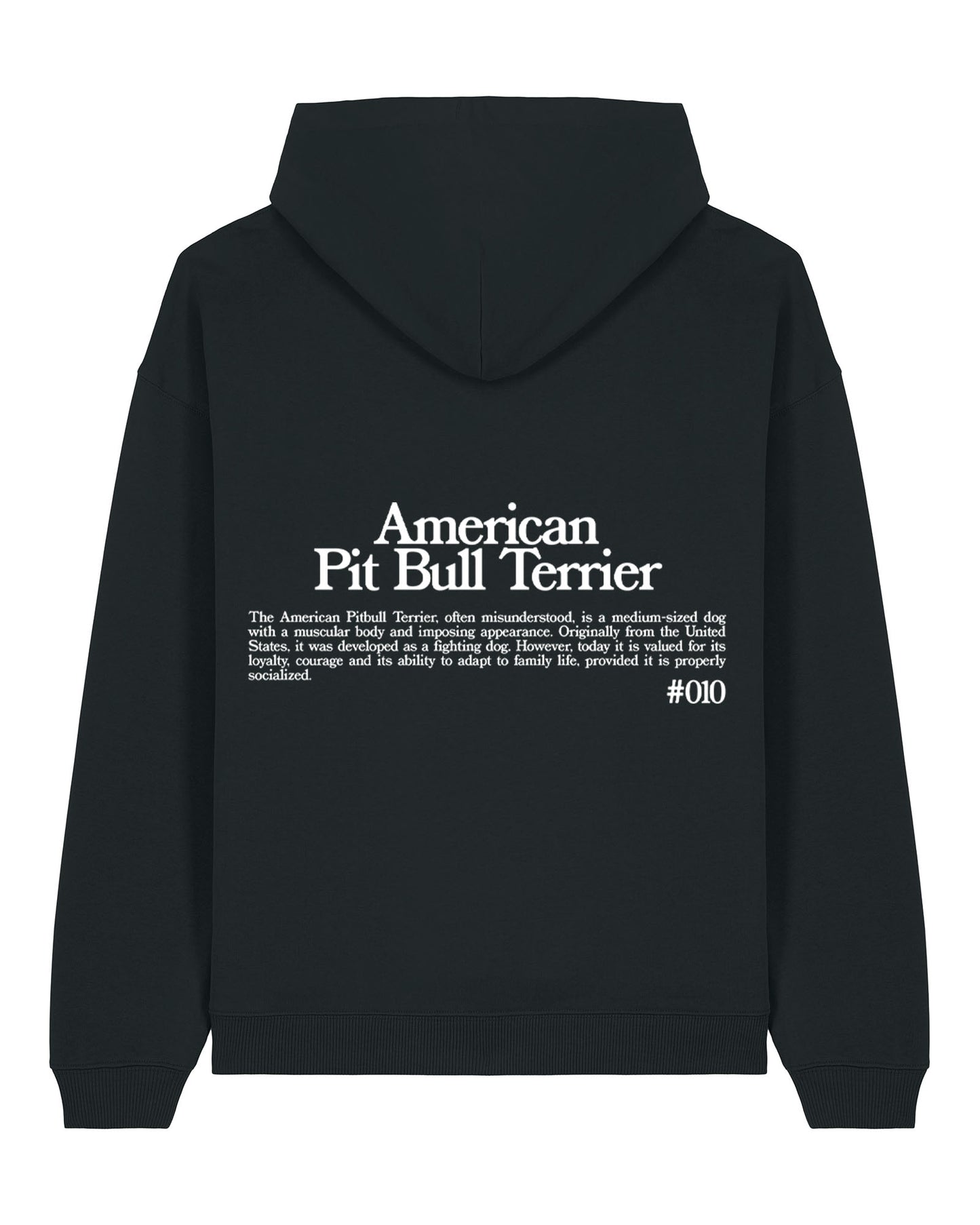 PITBULL AMERICANO SUDADERA CON CAPUCHA