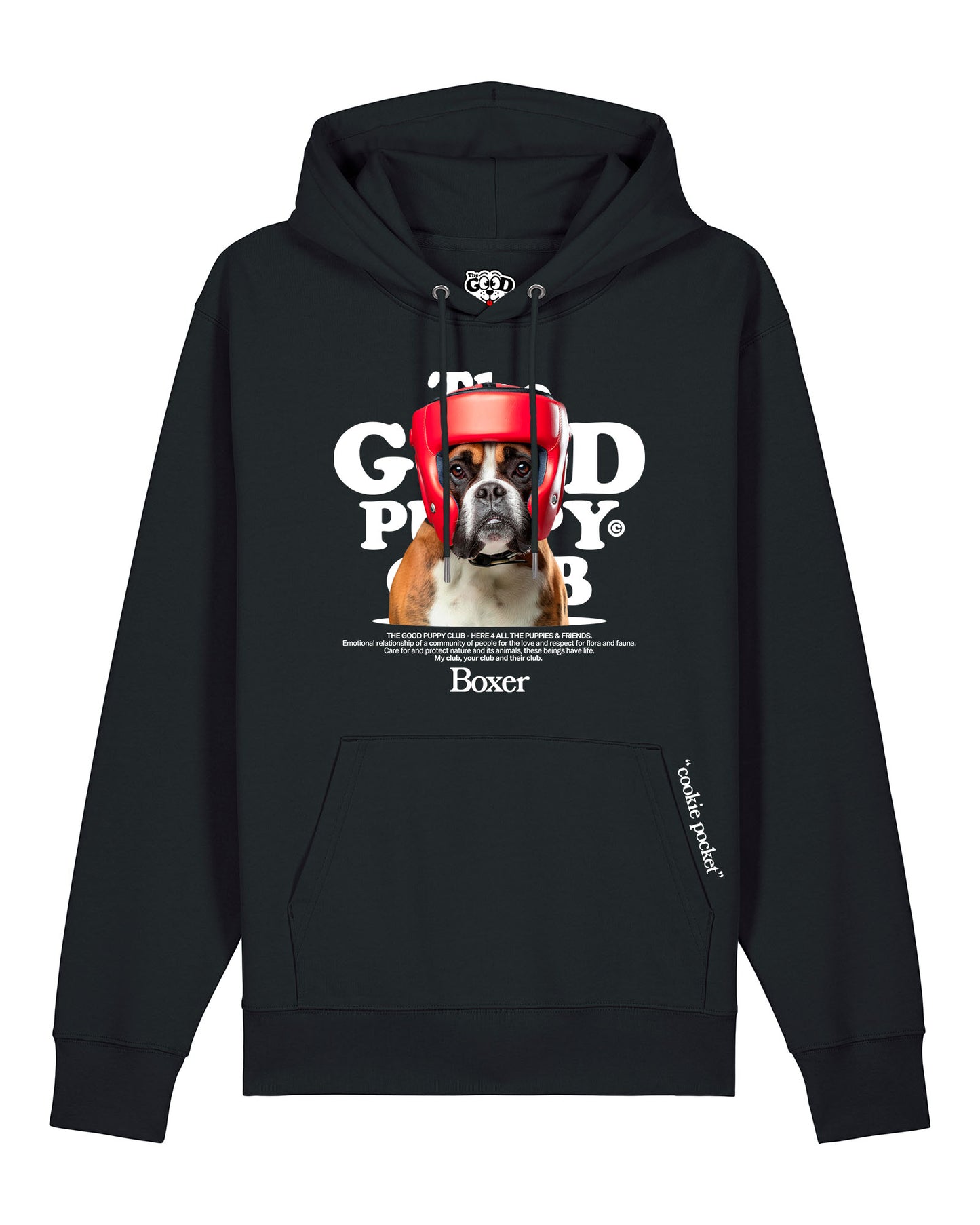 BOXER SUDADERA CON CAPUCHA