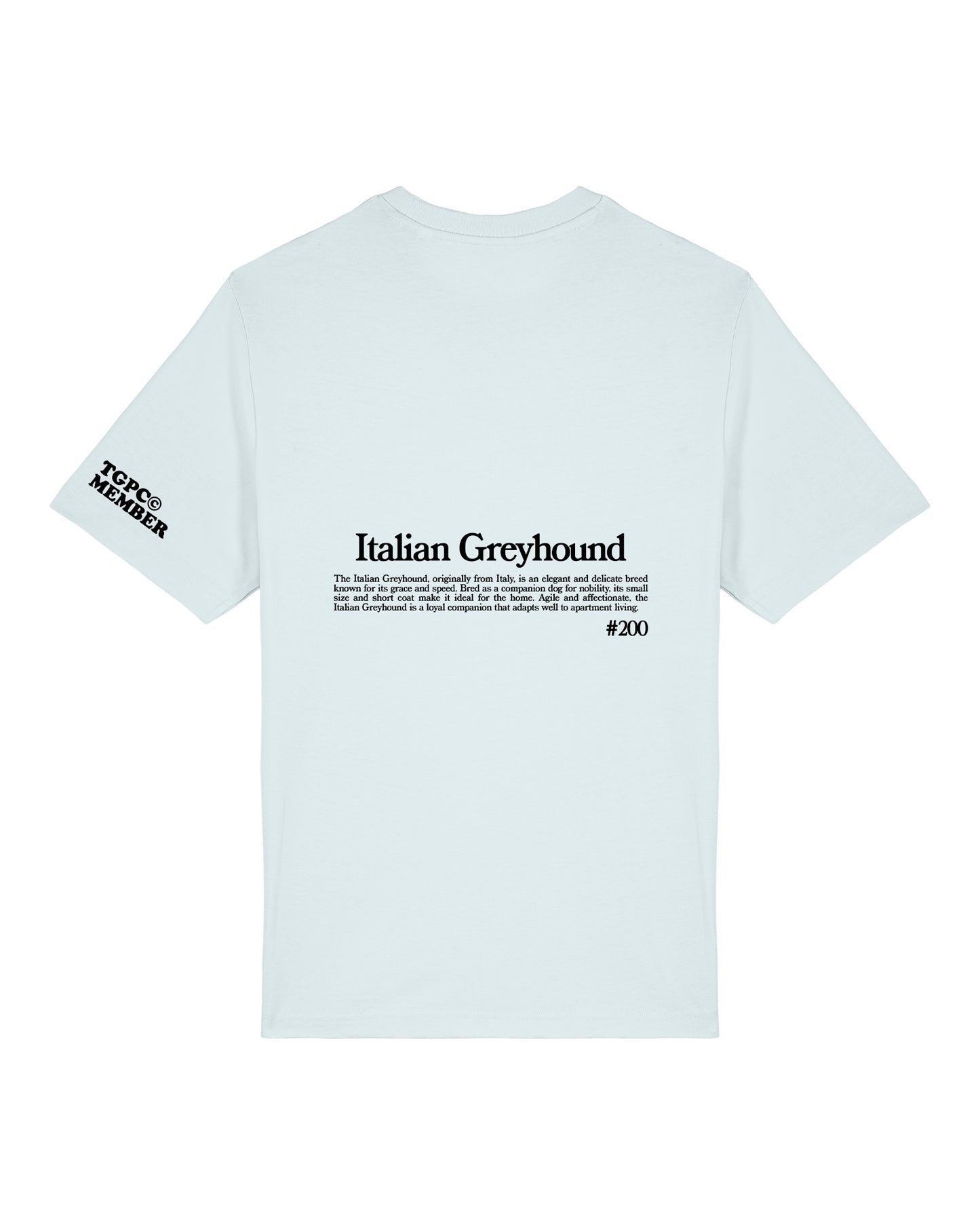 GALGO ITALIANO CAMISETA