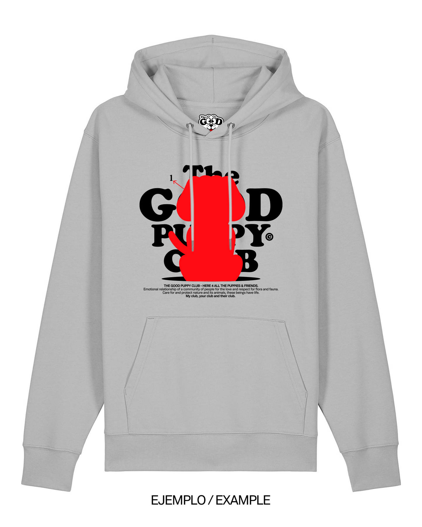 SUDADERA CON CAPUCHA PERSONALIZABLE CON TU PERRITO