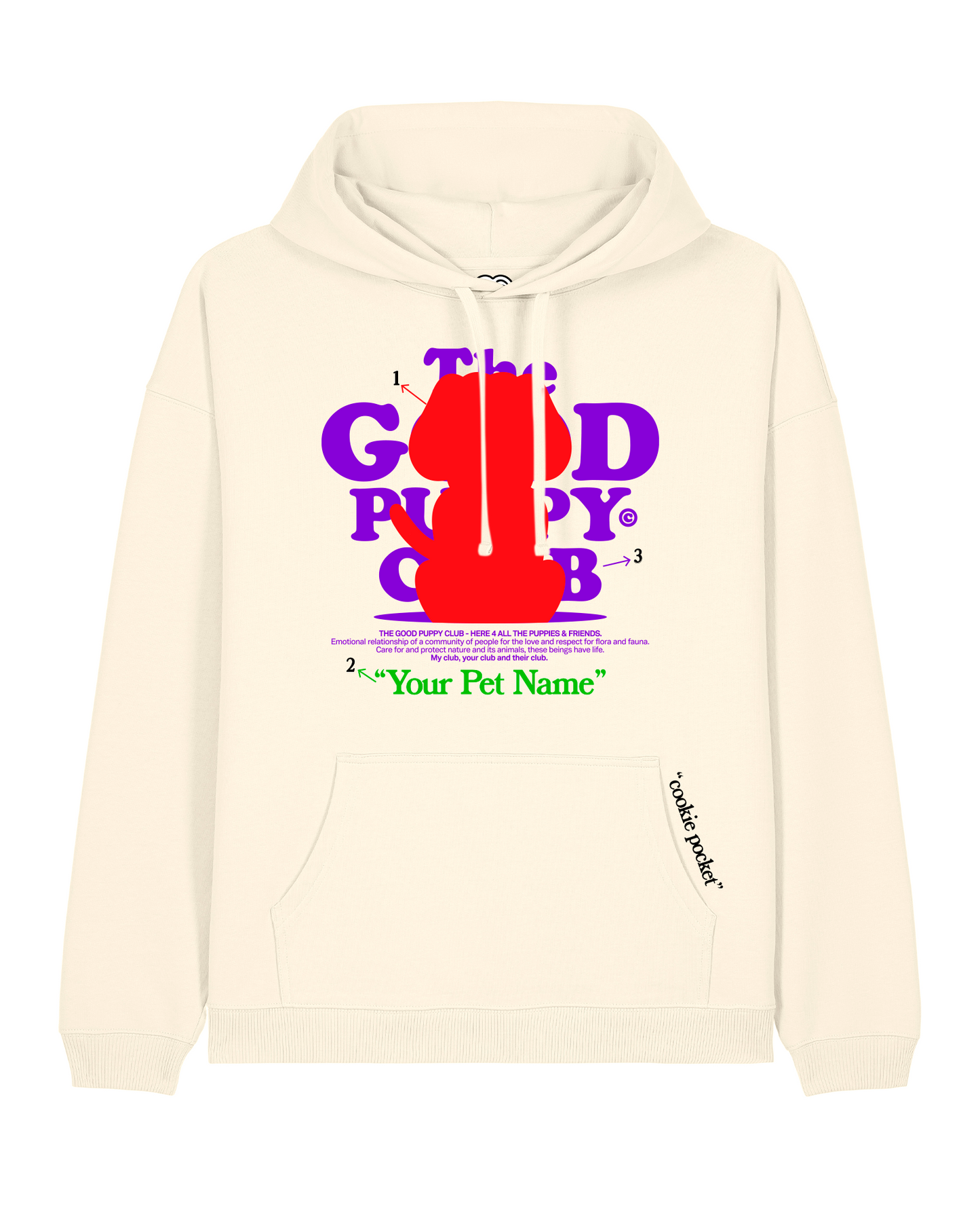 SUDADERA CON CAPUCHA PERSONALIZABLE