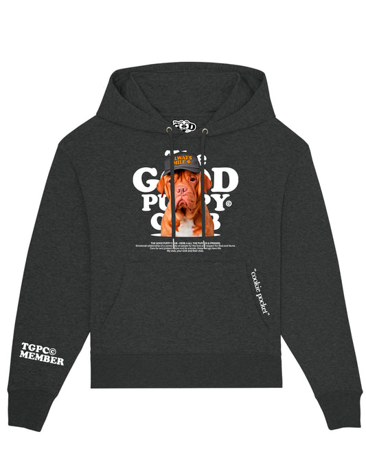 DOGO DE BURDEOS SUDADERA CON CAPUCHA