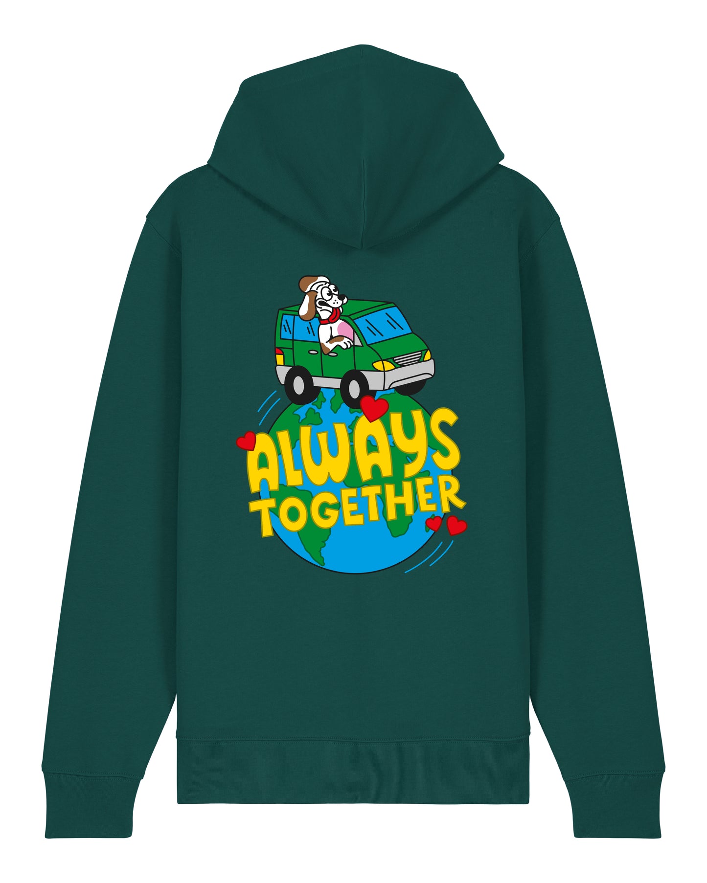 ALWAYS TOGETHER SUDADERA CON CREMALLERA