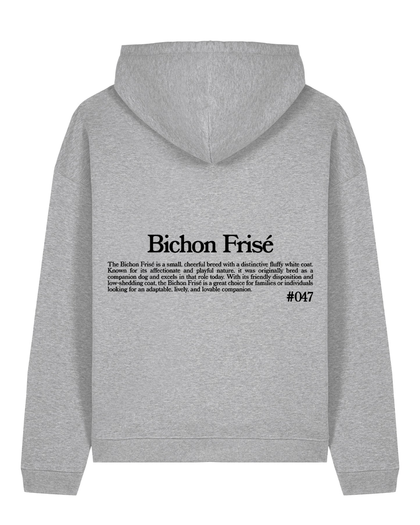 BICHÓN FRISÉ SUDADERA CON CAPUCHA