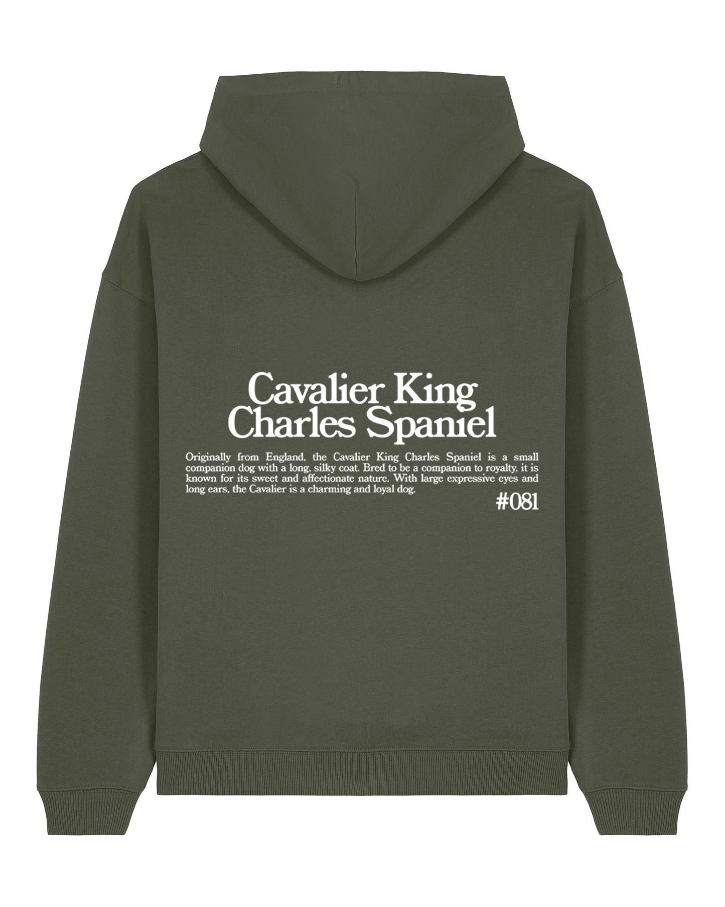 CAVALIER KING CHARLES SPANIEL SUDADERA CON CAPUCHA