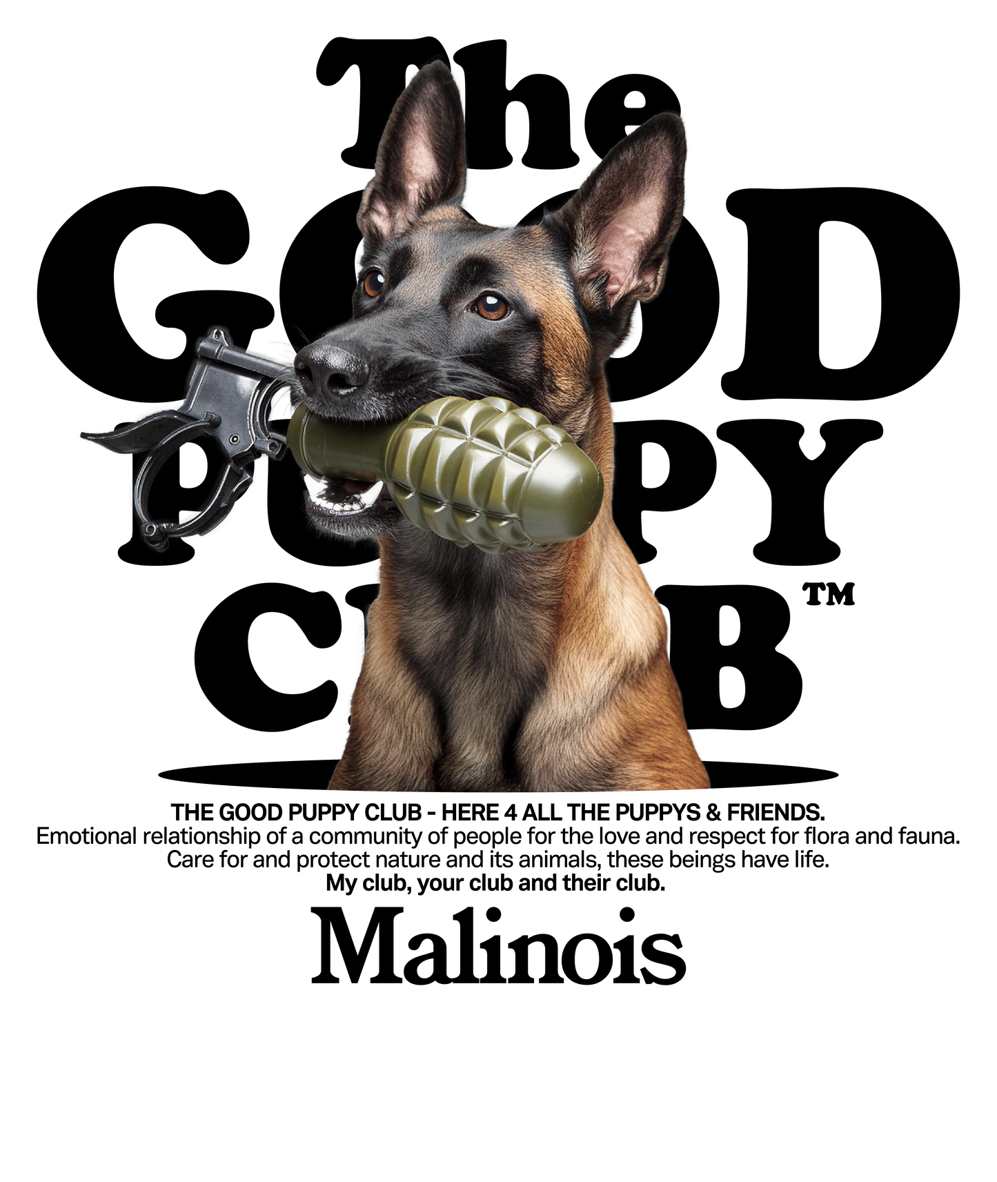 MALINOIS BELGA SUDADERA CON CAPUCHA