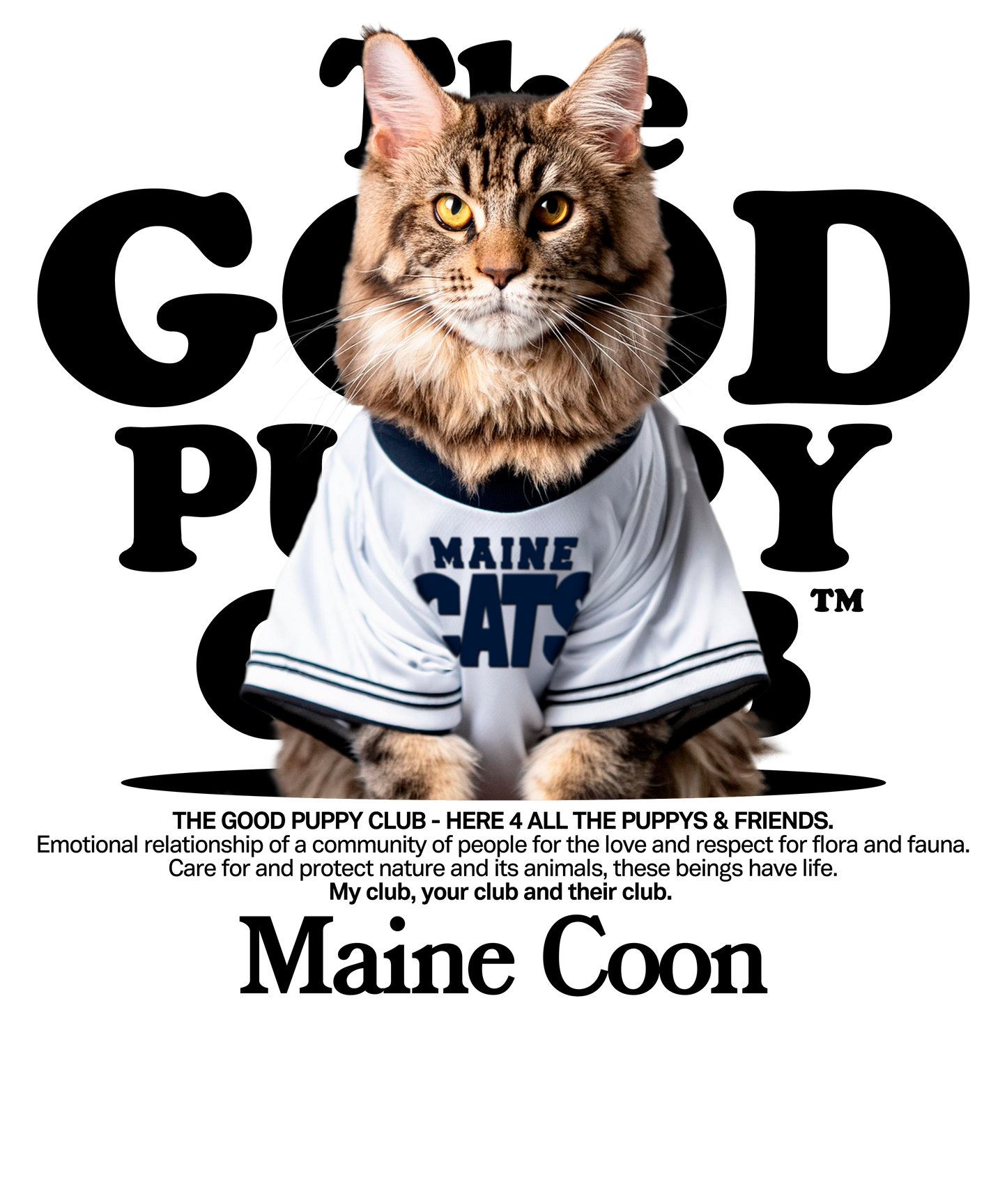 MAINE COON CAMISETA