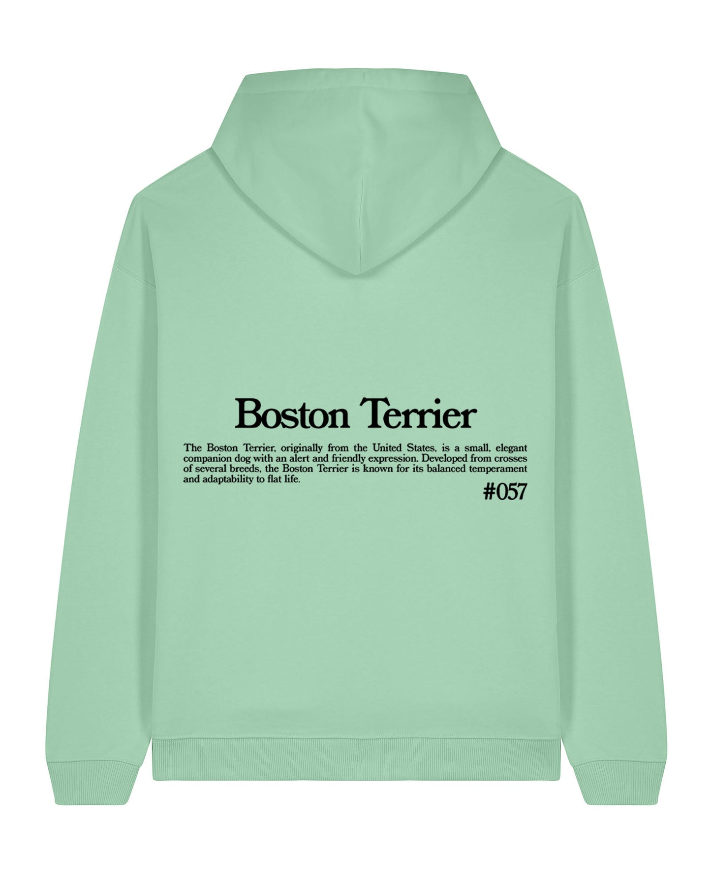 BOSTON TERRIER SUDADERA CON CAPUCHA