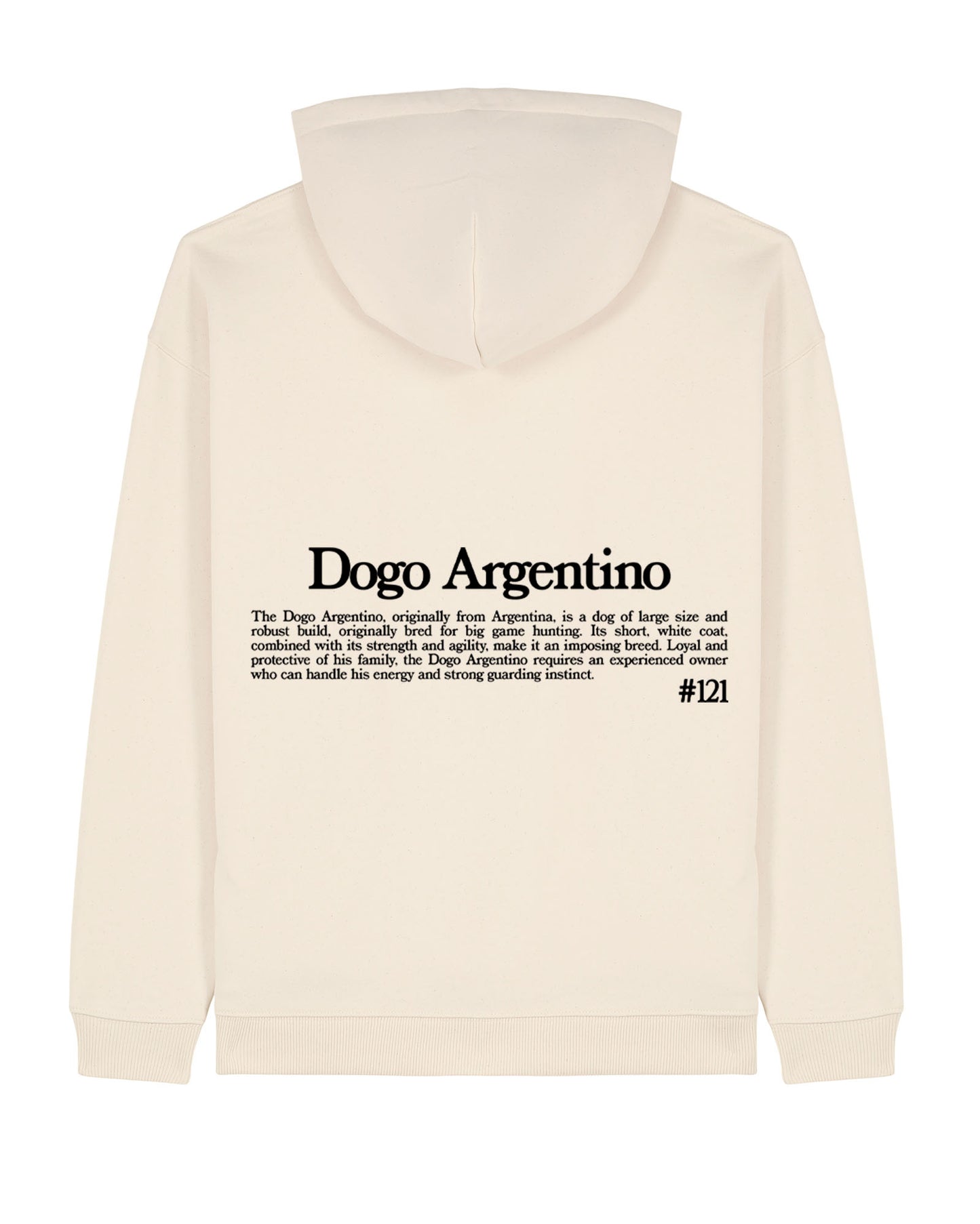 DOGO ARGENTINO SUDADERA CON CAPUCHA