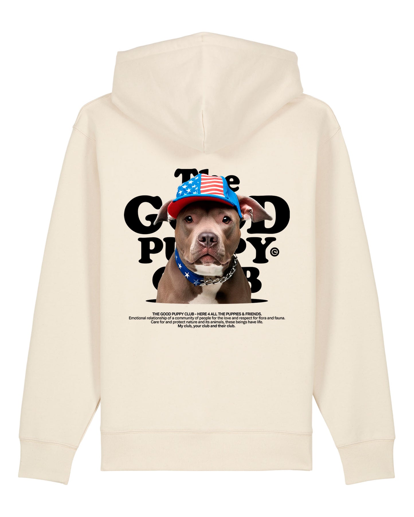 PITBULL AMERICANO SUDADERA CON CREMALLERA