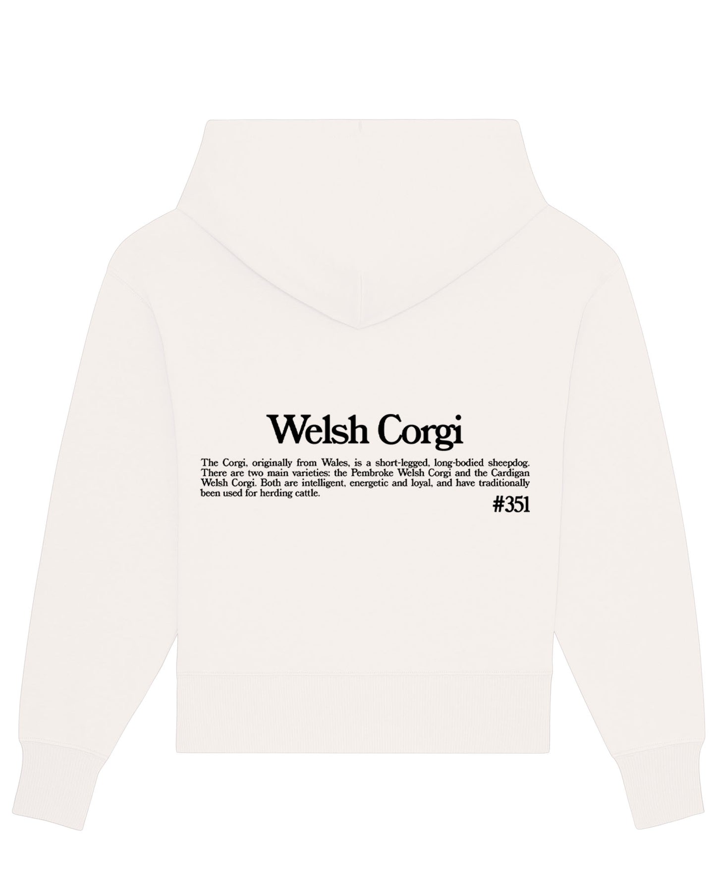 WELSH CORGI SUDADERA CON CAPUCHA