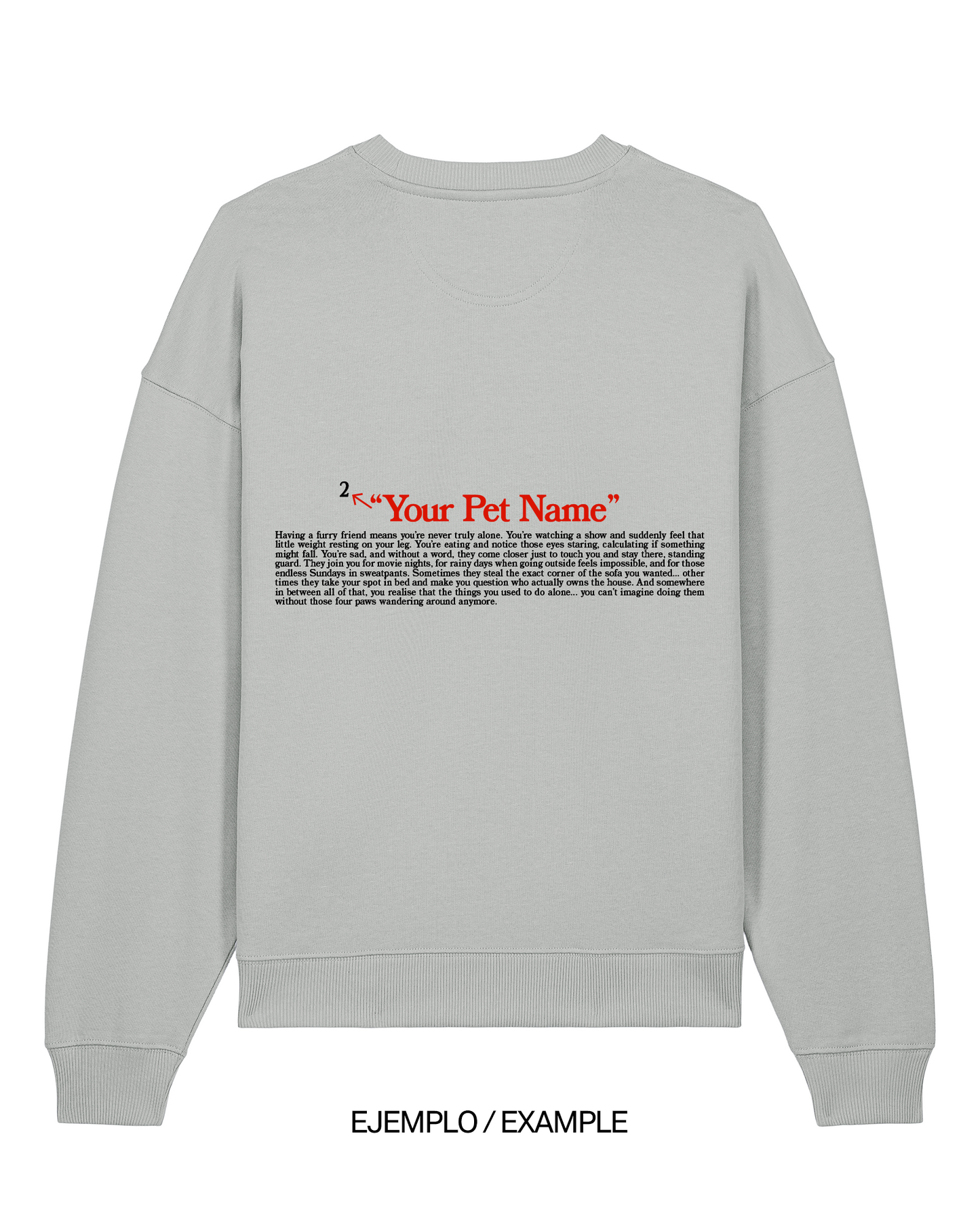 CUSTOMIZABLE SWEATSHIRT WITH YOUR KITTEN
