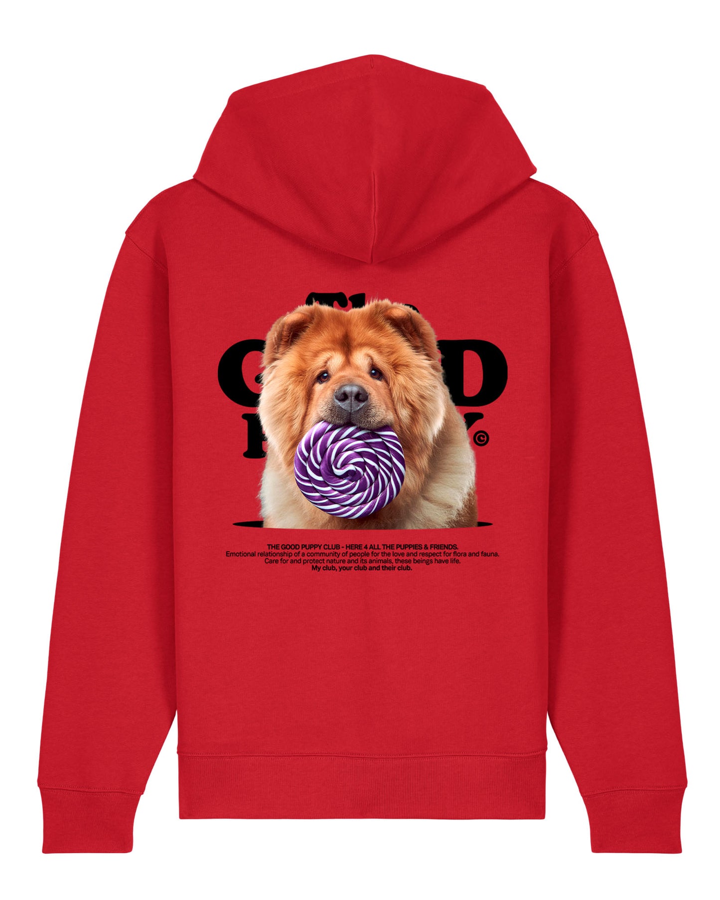 CHOW CHOW SUDADERA CON CREMALLERA