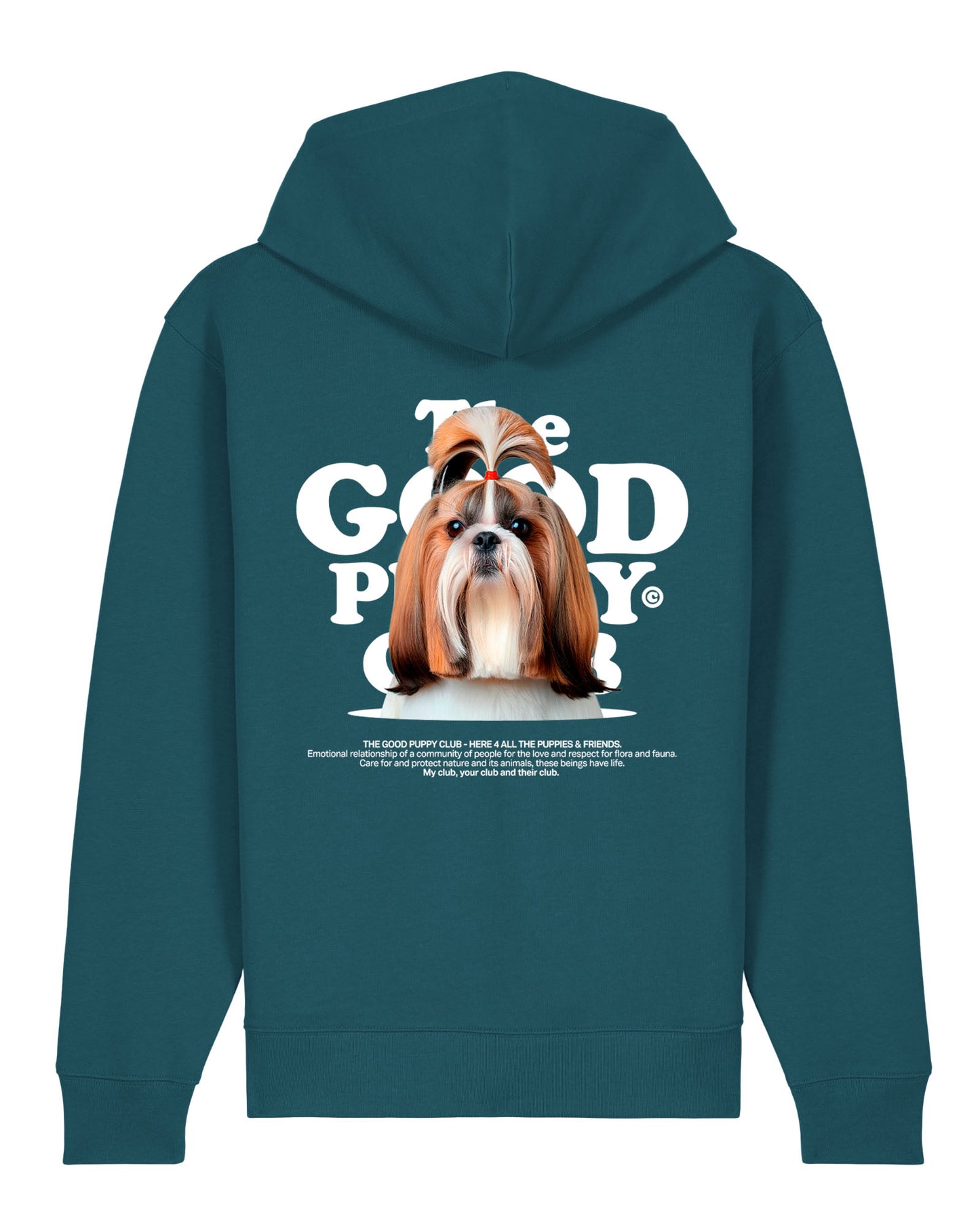 SHIH TZU SUDADERA CON CREMALLERA