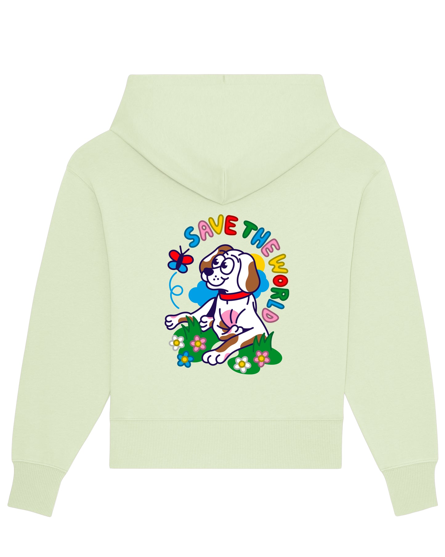 SAVE THE WORLD SUDADERA CON CAPUCHA